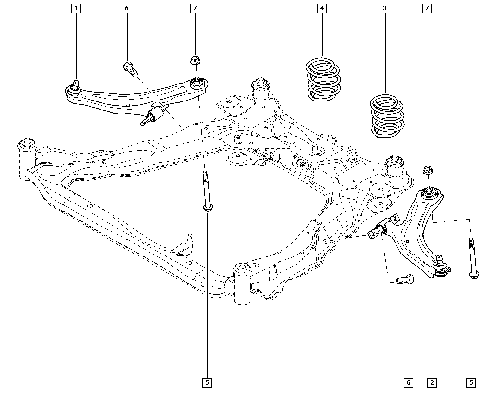 RENAULT 54 50 552 12R - Řídicí páka, zavěšení kol parts5.com