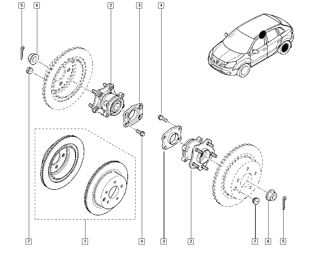 RENAULT 402027585R - Set rulment roata parts5.com