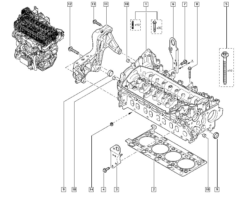 Mahindra 8200496321 - Conta, supap şaftı parts5.com