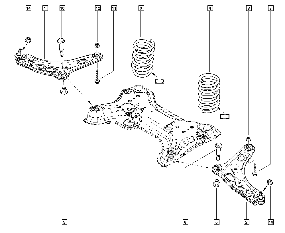 RENAULT 545006069R - Tukivarsi, pyöräntuenta parts5.com