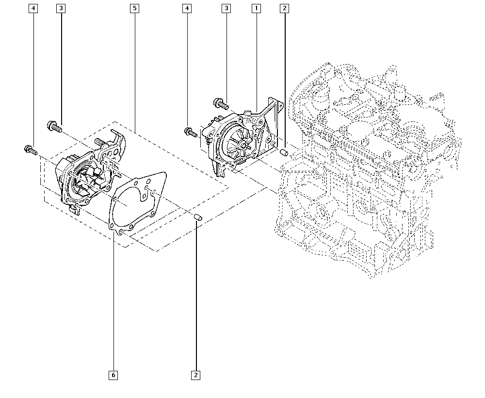 DACIA 8200146297 - Αντλία νερού parts5.com