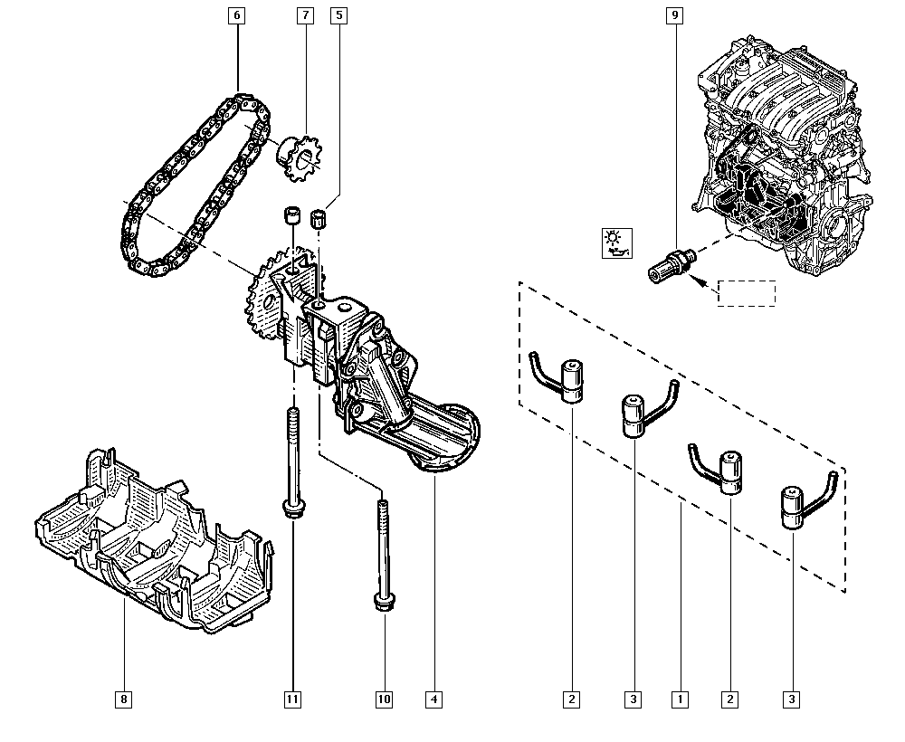 RENAULT 7701693576 - Pompa oleju parts5.com