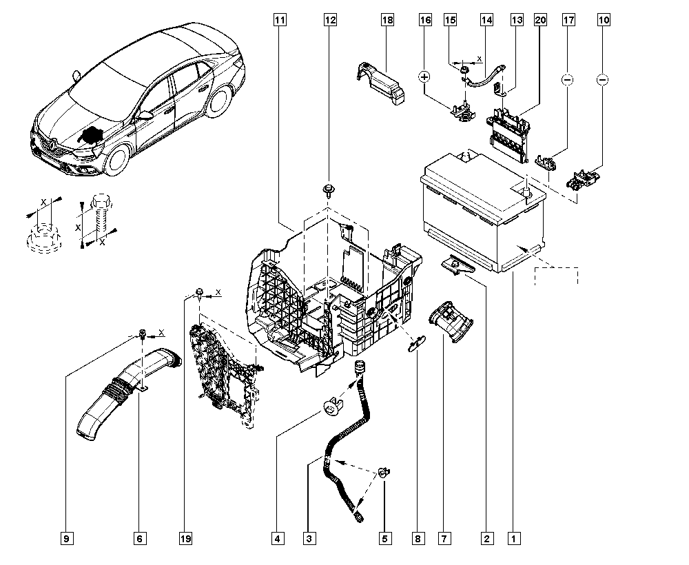 RENAULT 7711575175 - Akumulator za startovanje parts5.com