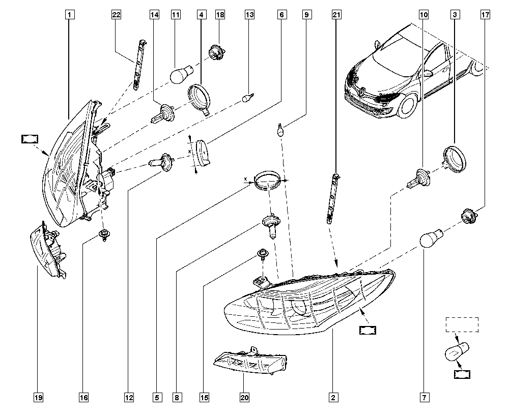 NISSAN 77010-57737 - Ampoule, projecteur antibrouillard parts5.com