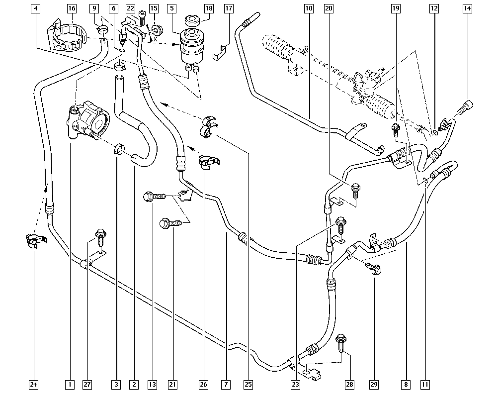 RENAULT 7703083470 - Термостат, охладителна течност parts5.com