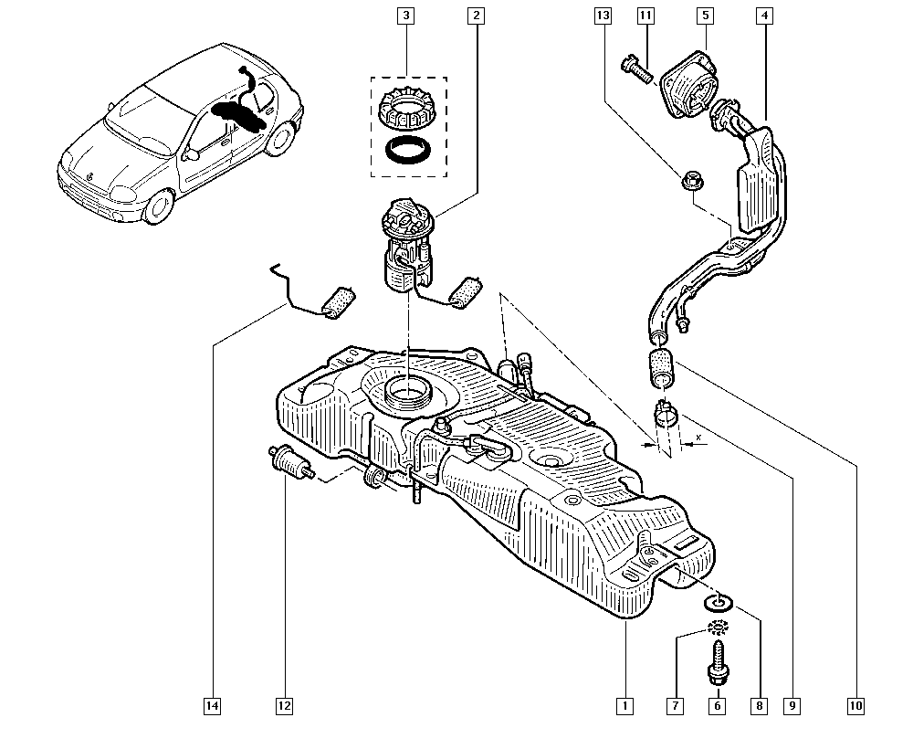 RENAULT 8200683199 - PETROL PUMP parts5.com