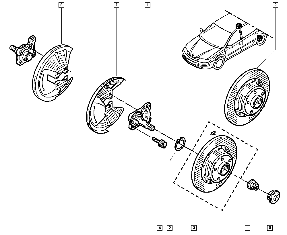 RENAULT 8200367094 - Δισκόπλακα parts5.com