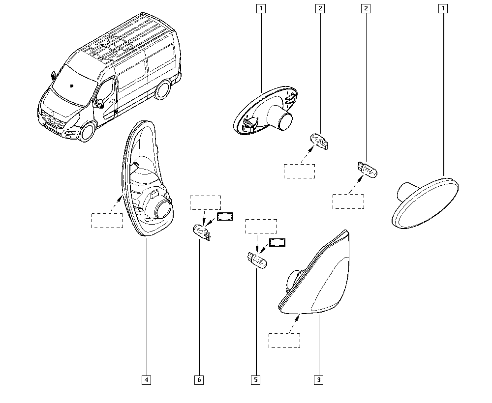 BMW 261B00001R - Мигачи parts5.com