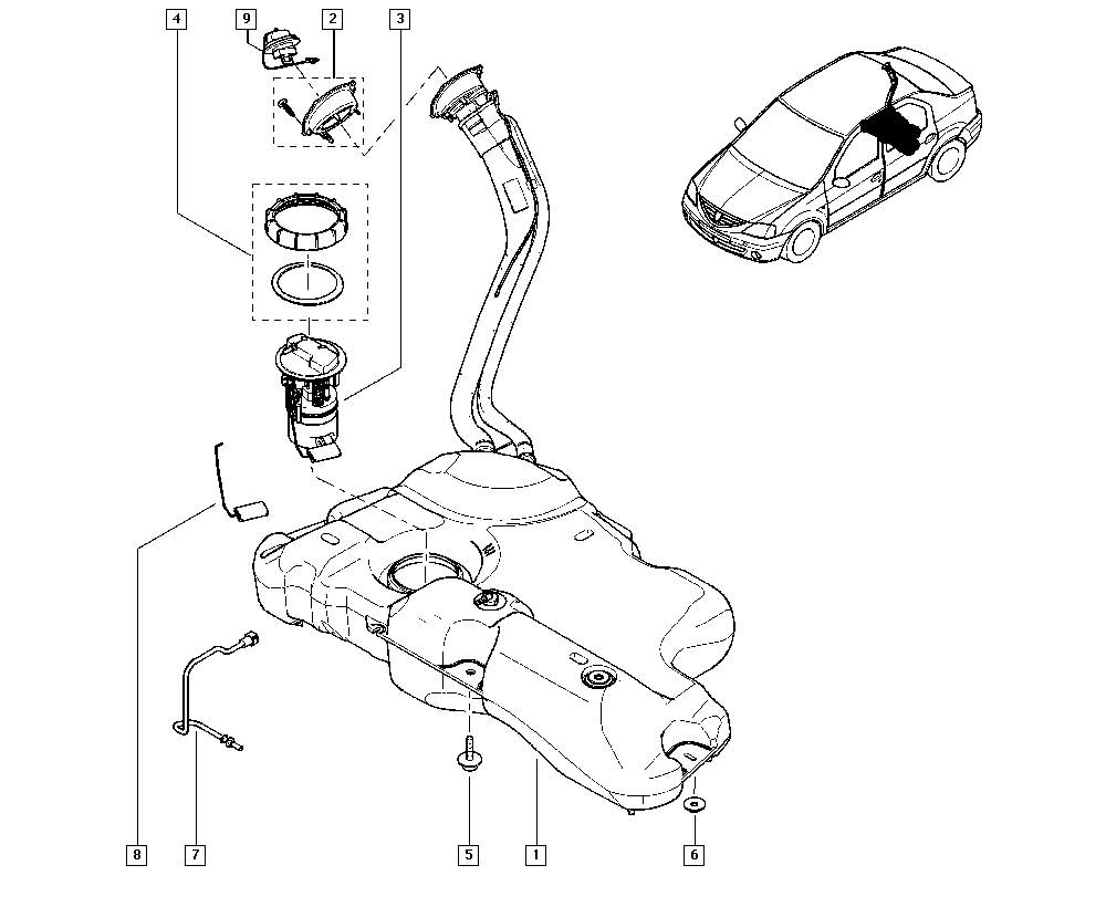 LADA 172024388R - MODULE-PUMP GAUGE parts5.com