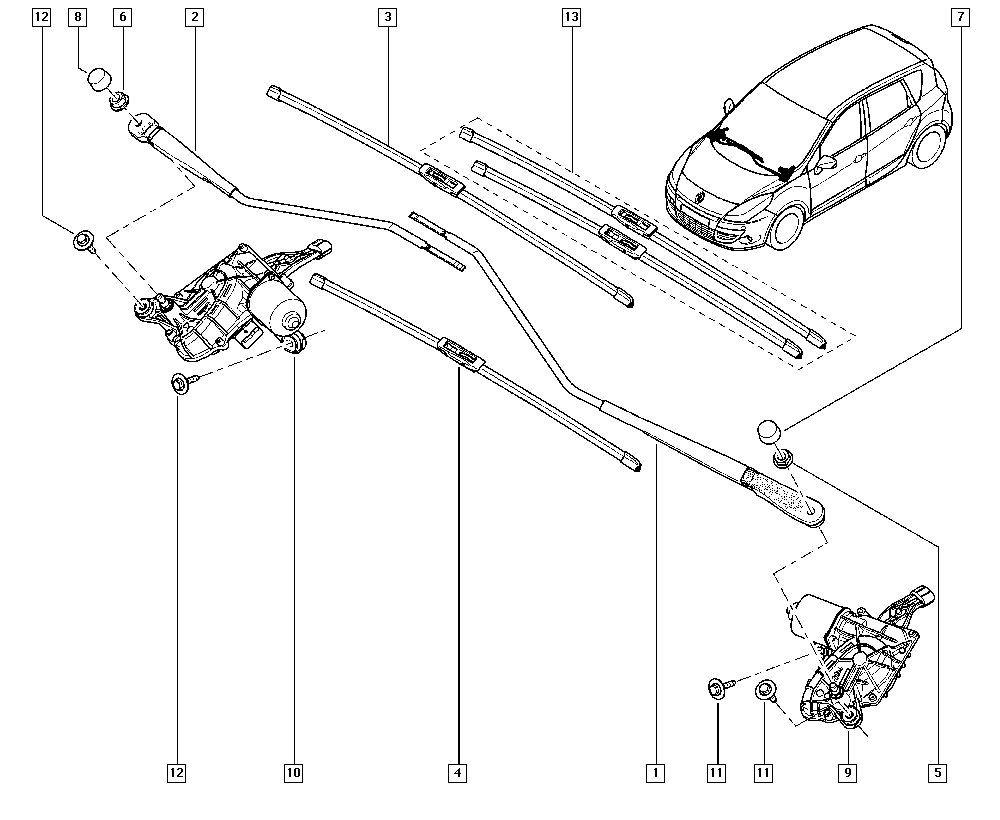 RENAULT TRUCKS 288903710R - Limpiaparabrisas parts5.com