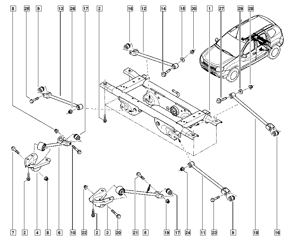 RENAULT TRUCKS 551119305R - Рычаг подвески колеса parts5.com