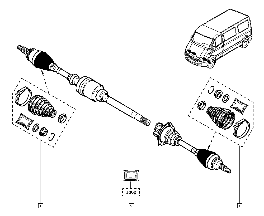 NISSAN 77014-72975 - Osłona, wał napędowy parts5.com