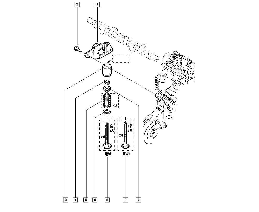 RENAULT 77 00 116 054 - Τροχαλία παρέκκλισης, οδοντ. ιμάντας parts5.com