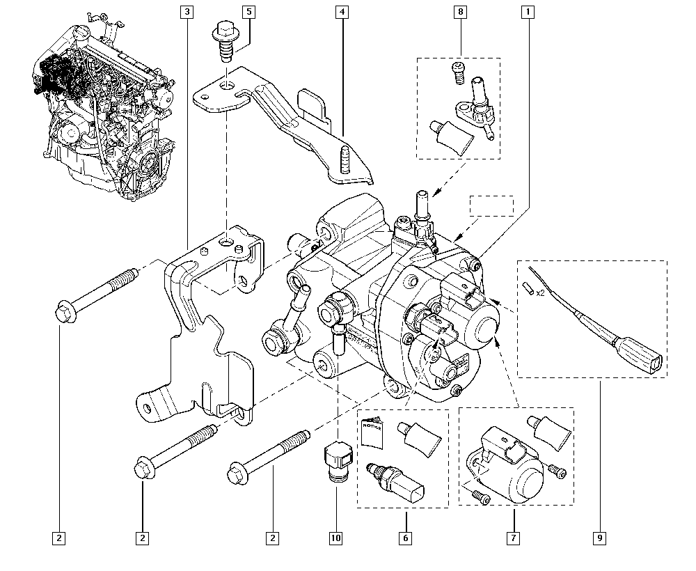 RENAULT 16 63 913 43R - Czujnik, temperatura płynu chłodzącego parts5.com