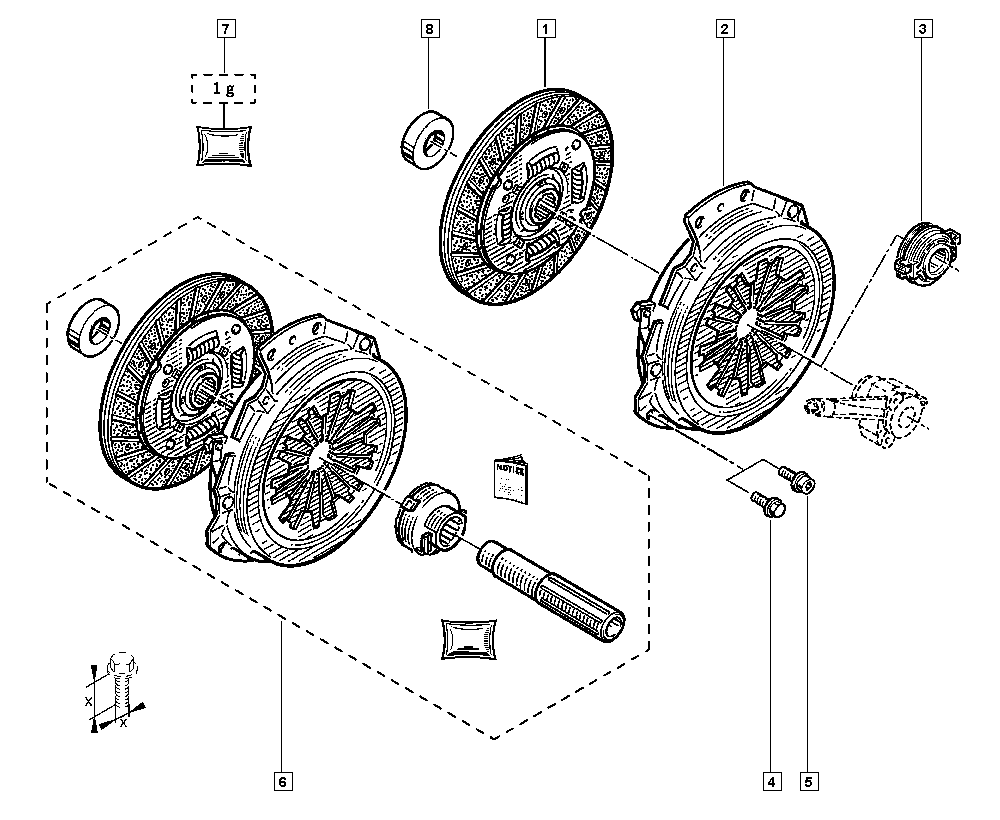 RENAULT 77 00 104 910 - Δίσκος συμπλέκτη parts5.com