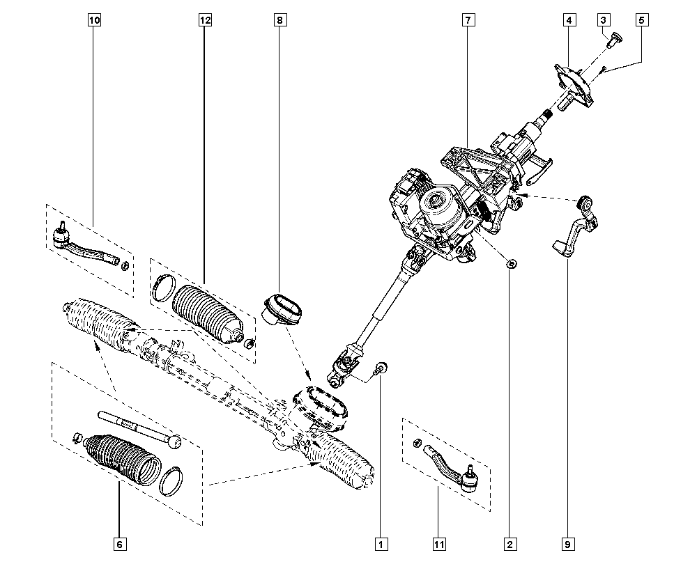 RENAULT 48 52 110 71R - Осевой шарнир, рулевая тяга parts5.com