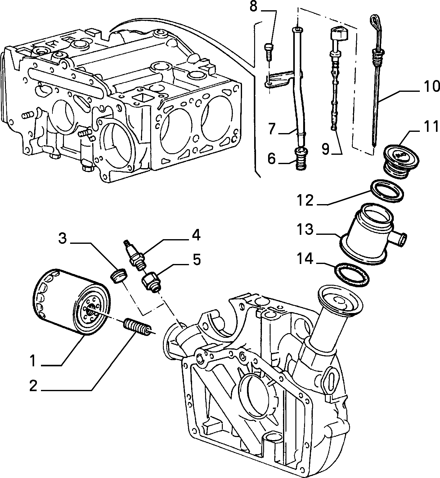 FIAT 46805828 - Filter za ulje parts5.com