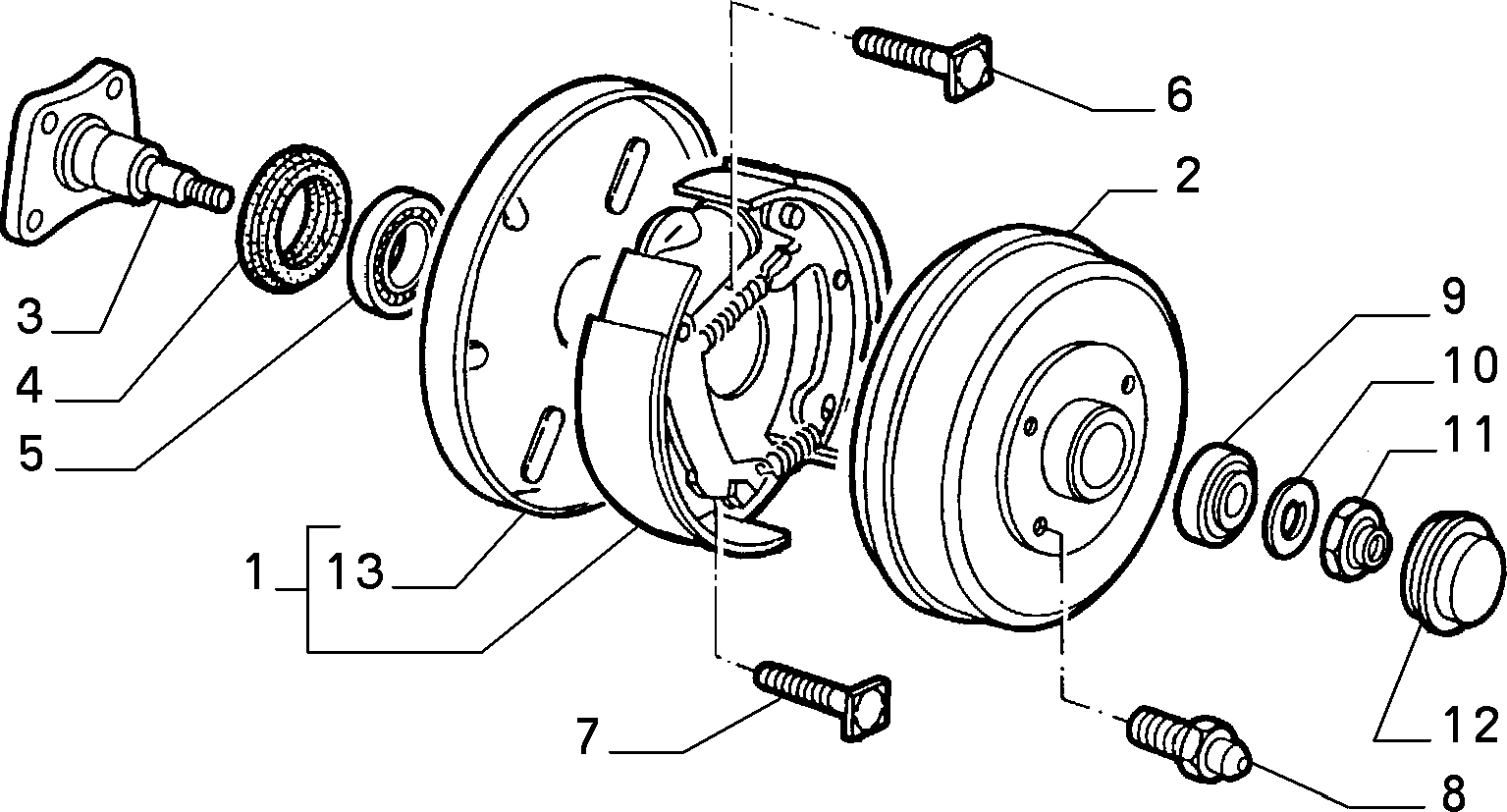 Alfa Romeo 60535941 - Σετ ρουλεμάν τροχών parts5.com