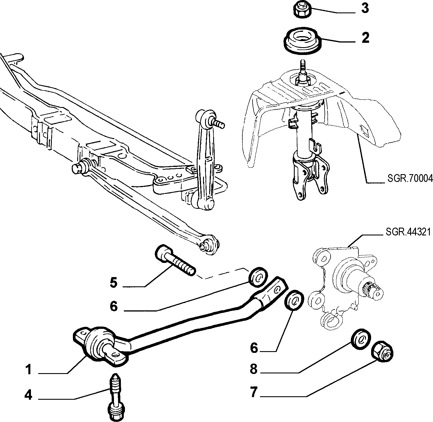 FIAT 60651934 - Barra oscilante, suspensión de ruedas parts5.com