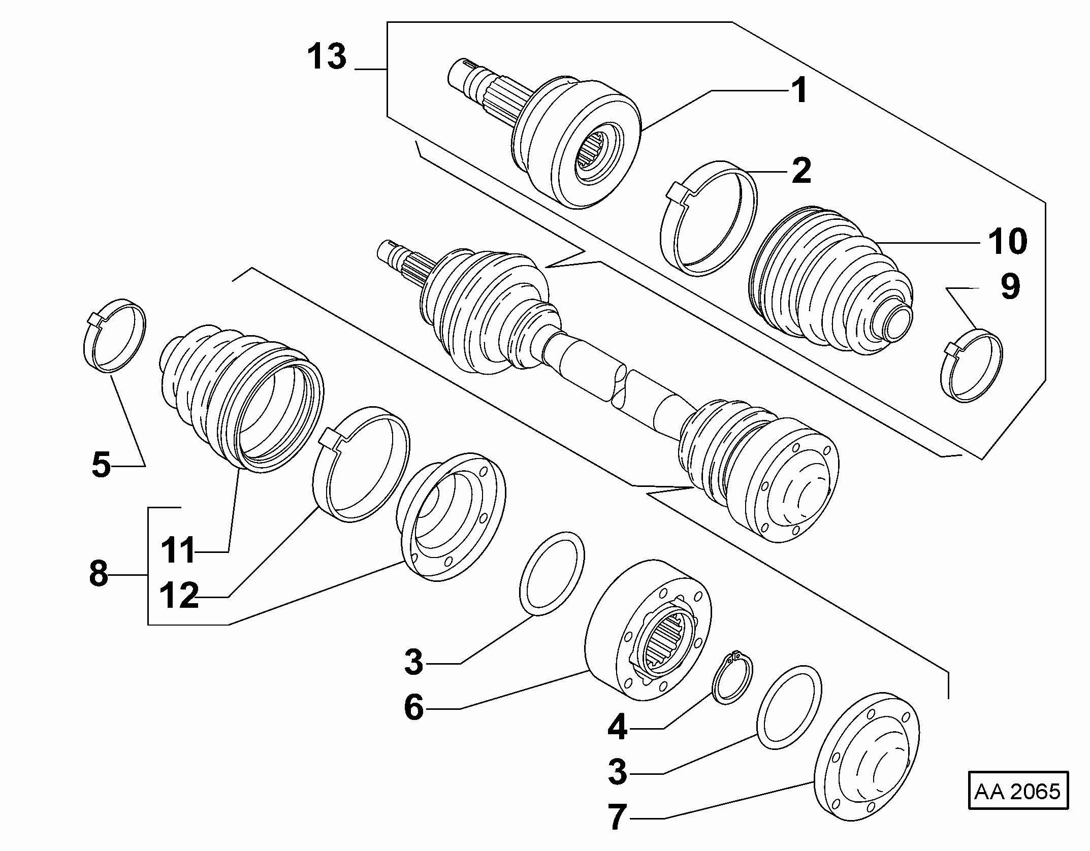 YUGO 82282140 - Bellow, drive shaft parts5.com