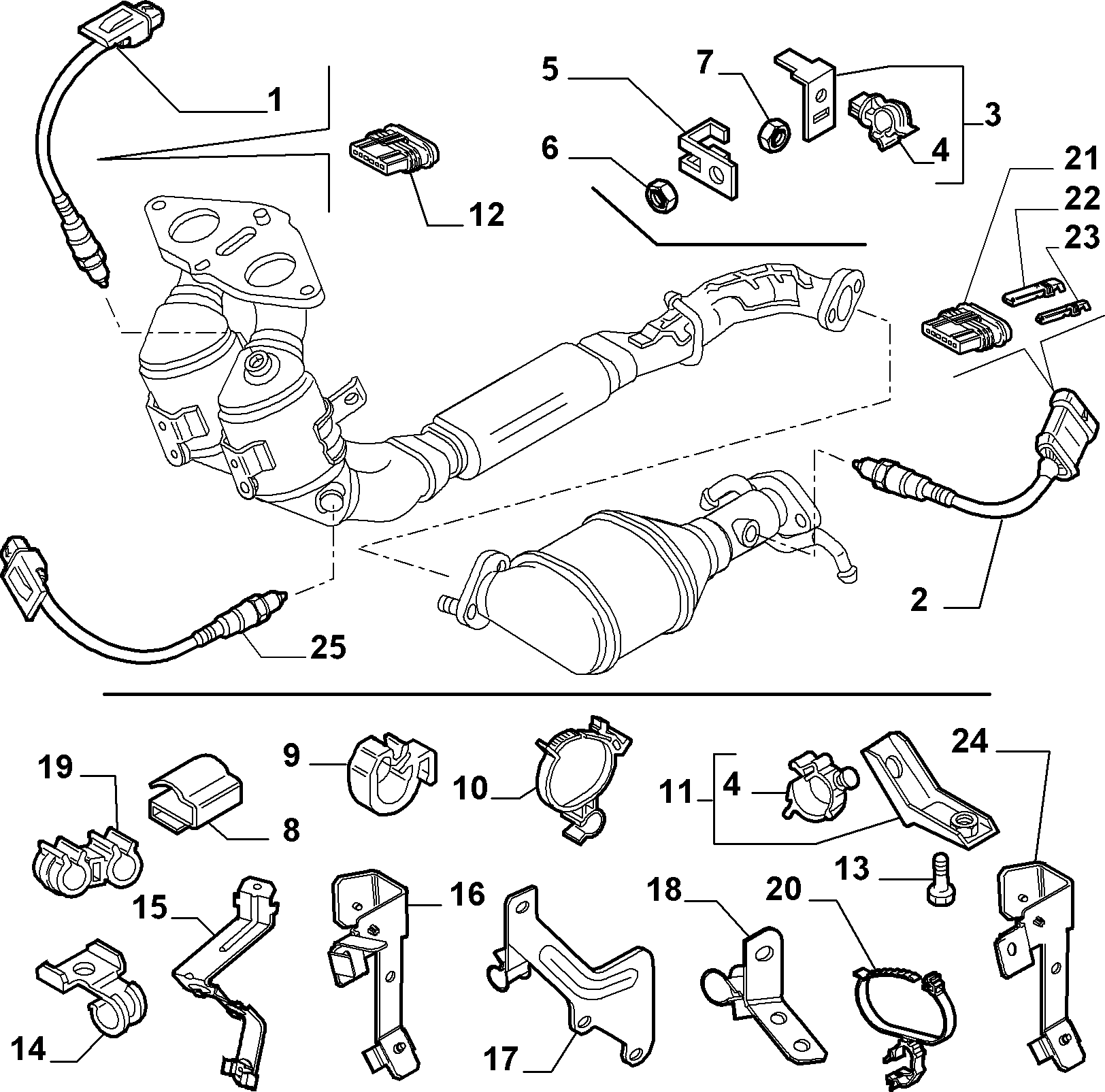 Maserati 46 75 02 43 - Sonda Lambda parts5.com