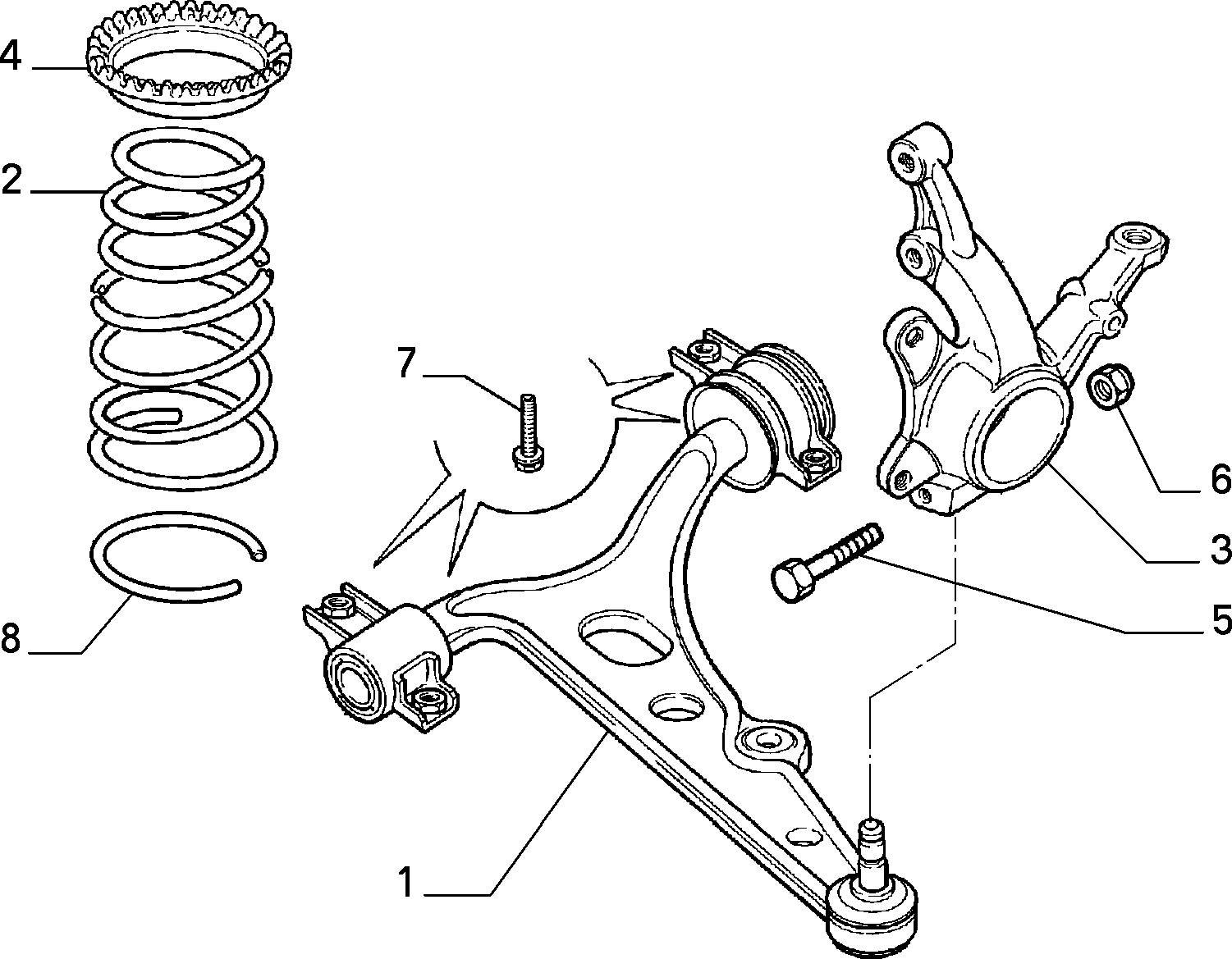 Alfa Romeo 46474557* - Track Control Arm parts5.com