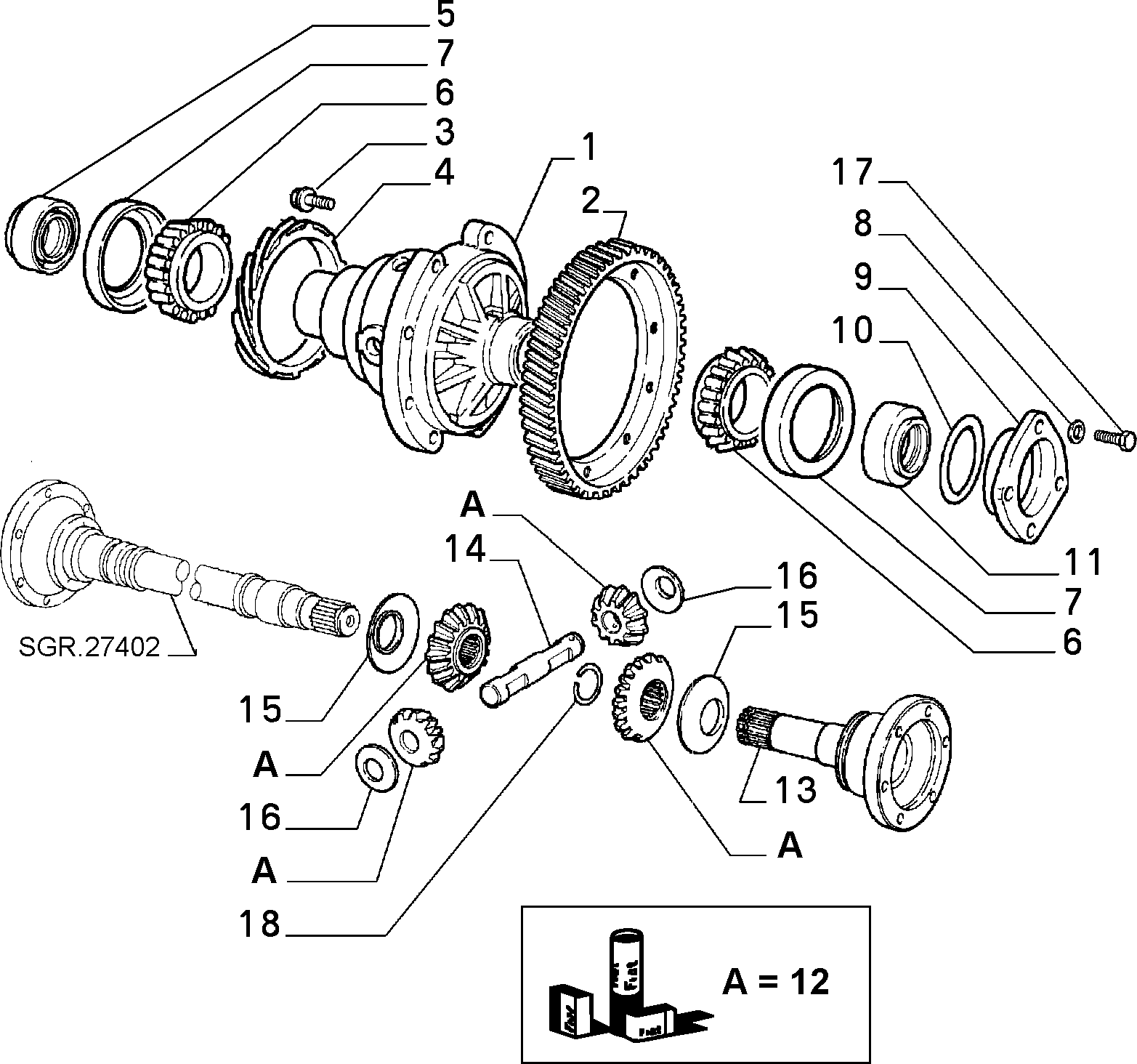 Lancia 16043780 - Csavar, kipufogó parts5.com