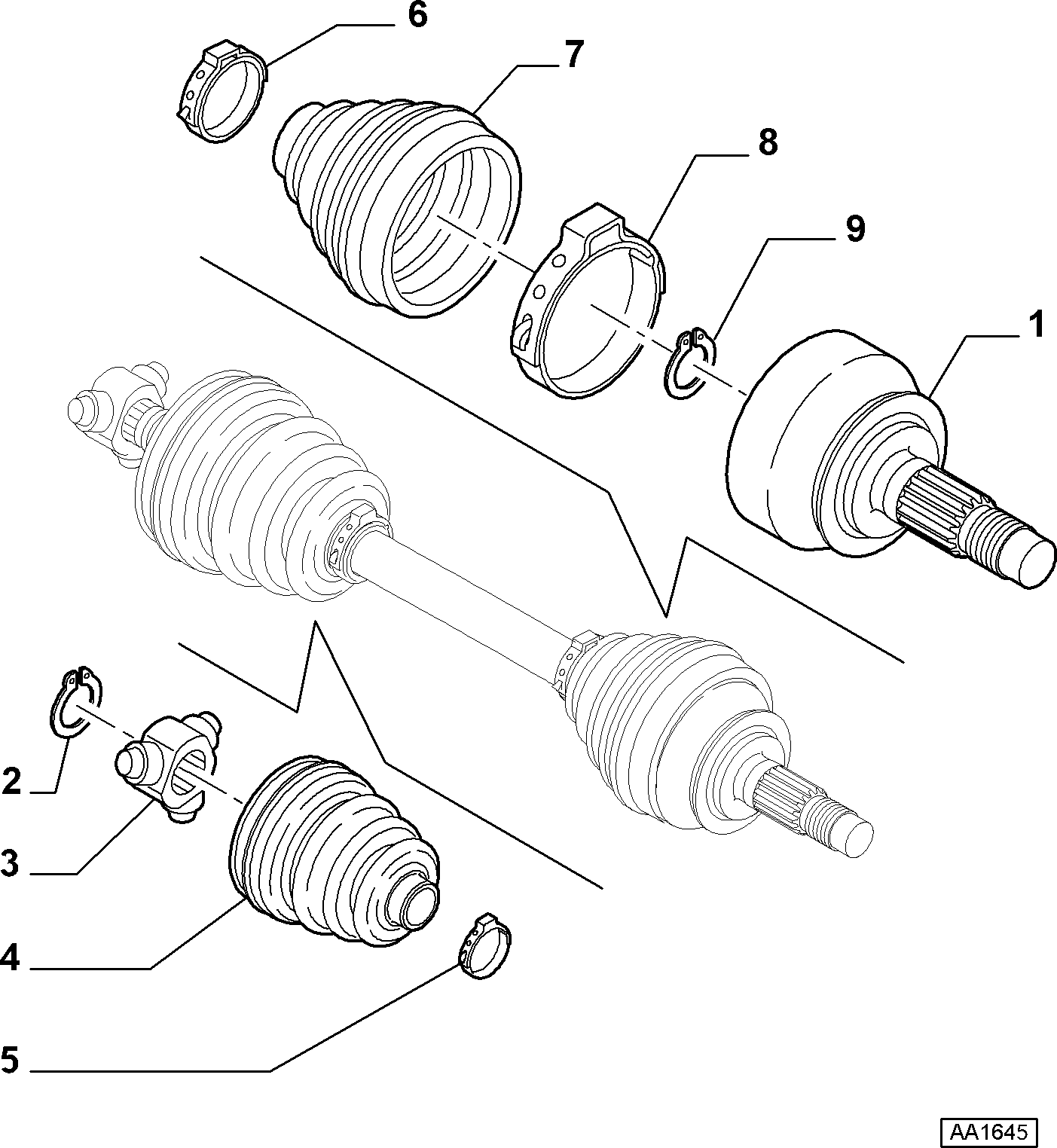 YUGO 46307840 - Manżeta riadenia - opravná sada parts5.com