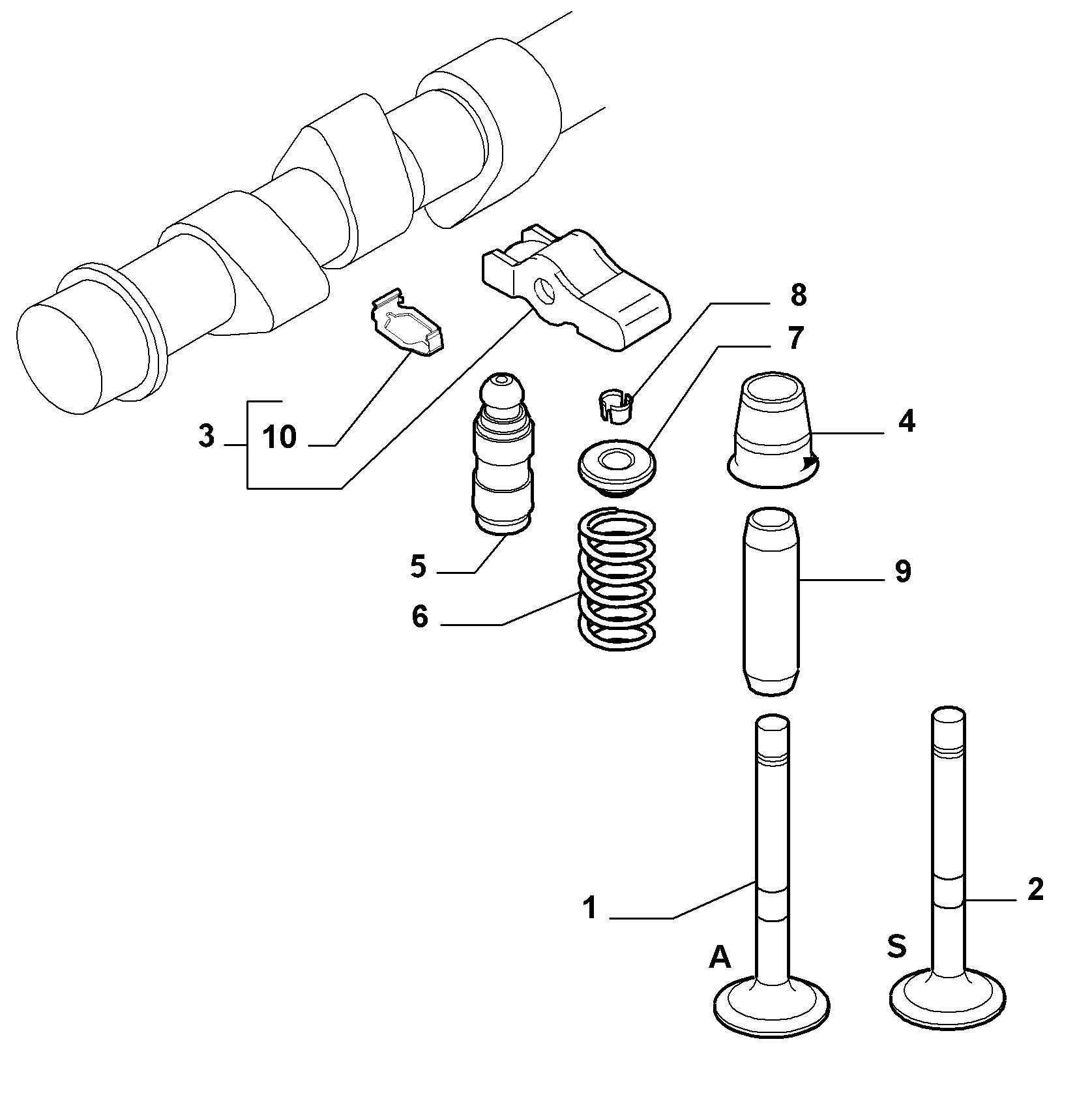 Alfa Romeo 46767972 - Szelepemelő parts5.com