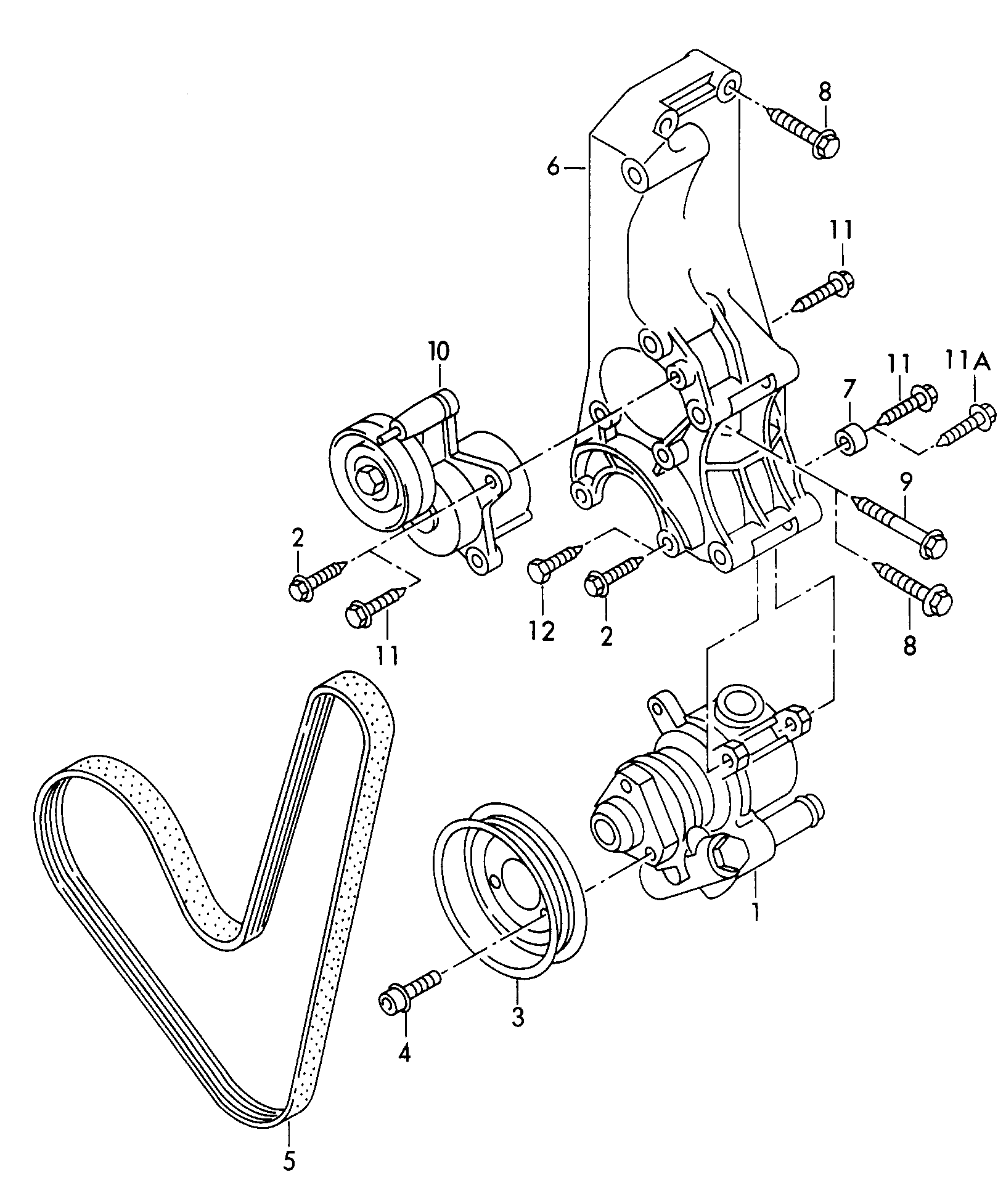 VW 032 145 933 T - Ιμάντας poly-V parts5.com