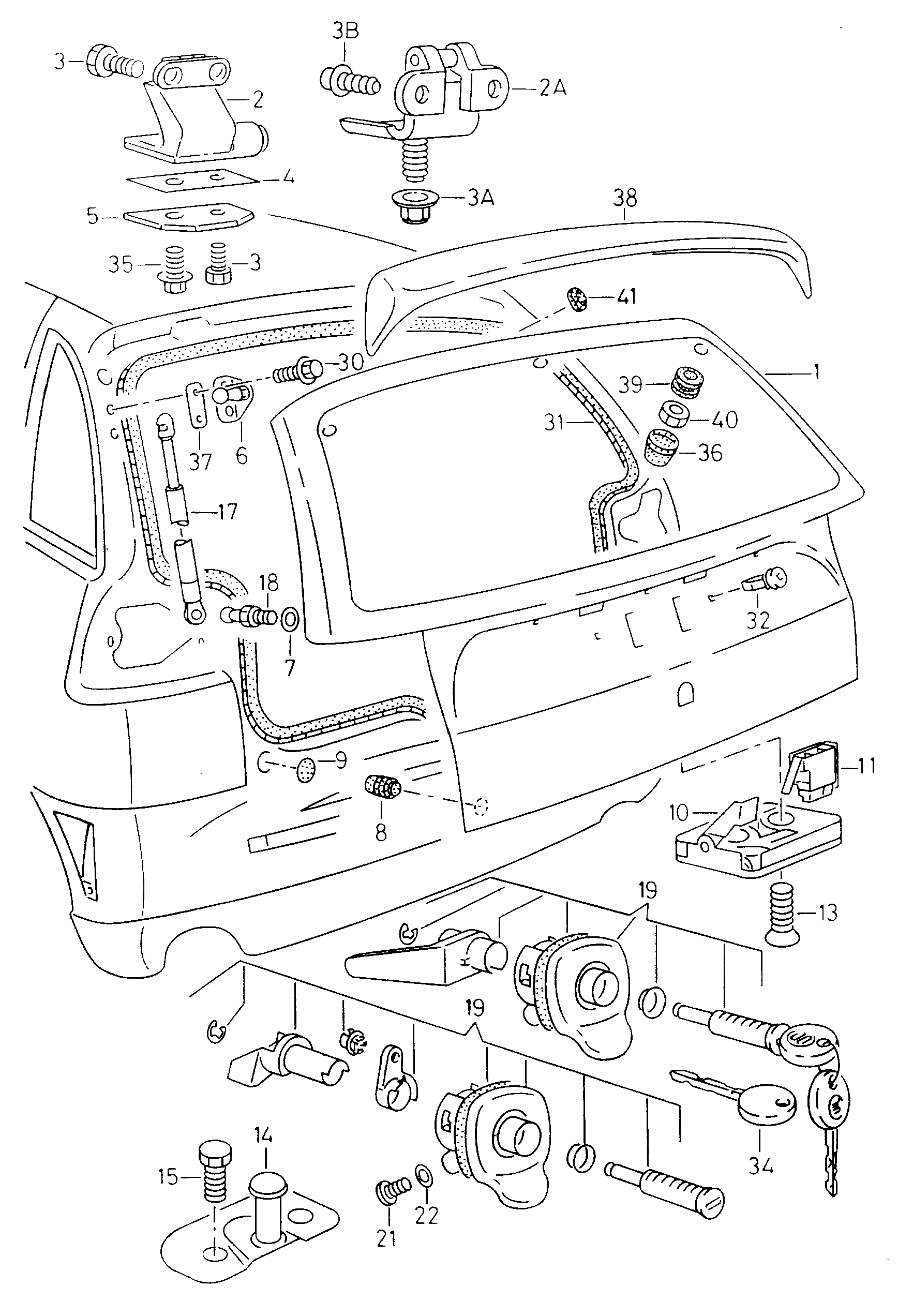 Seat 6K6 827 550 - Amortizor portbagaj parts5.com