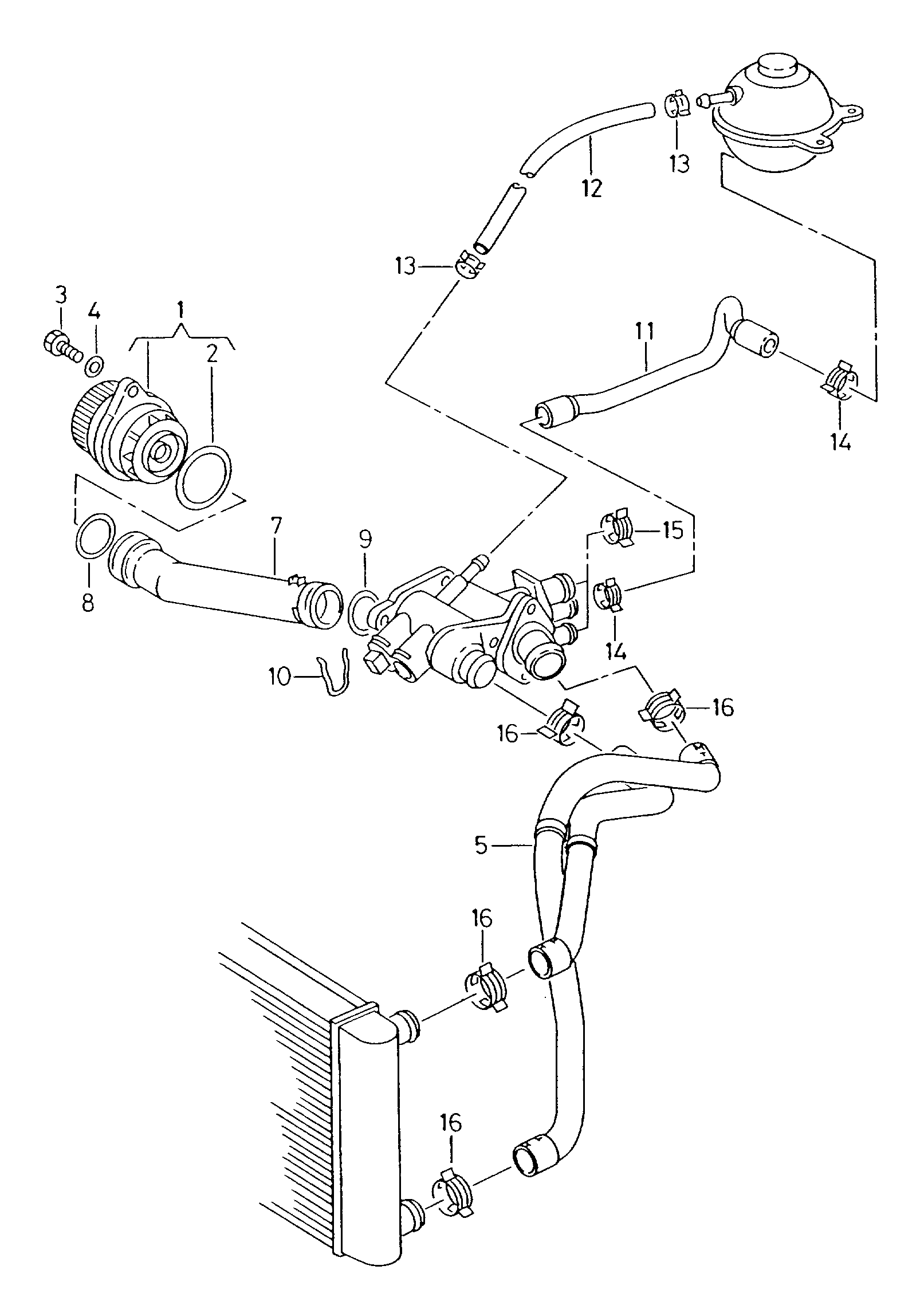 AUDI 030 121 008 K - Pompa apa parts5.com