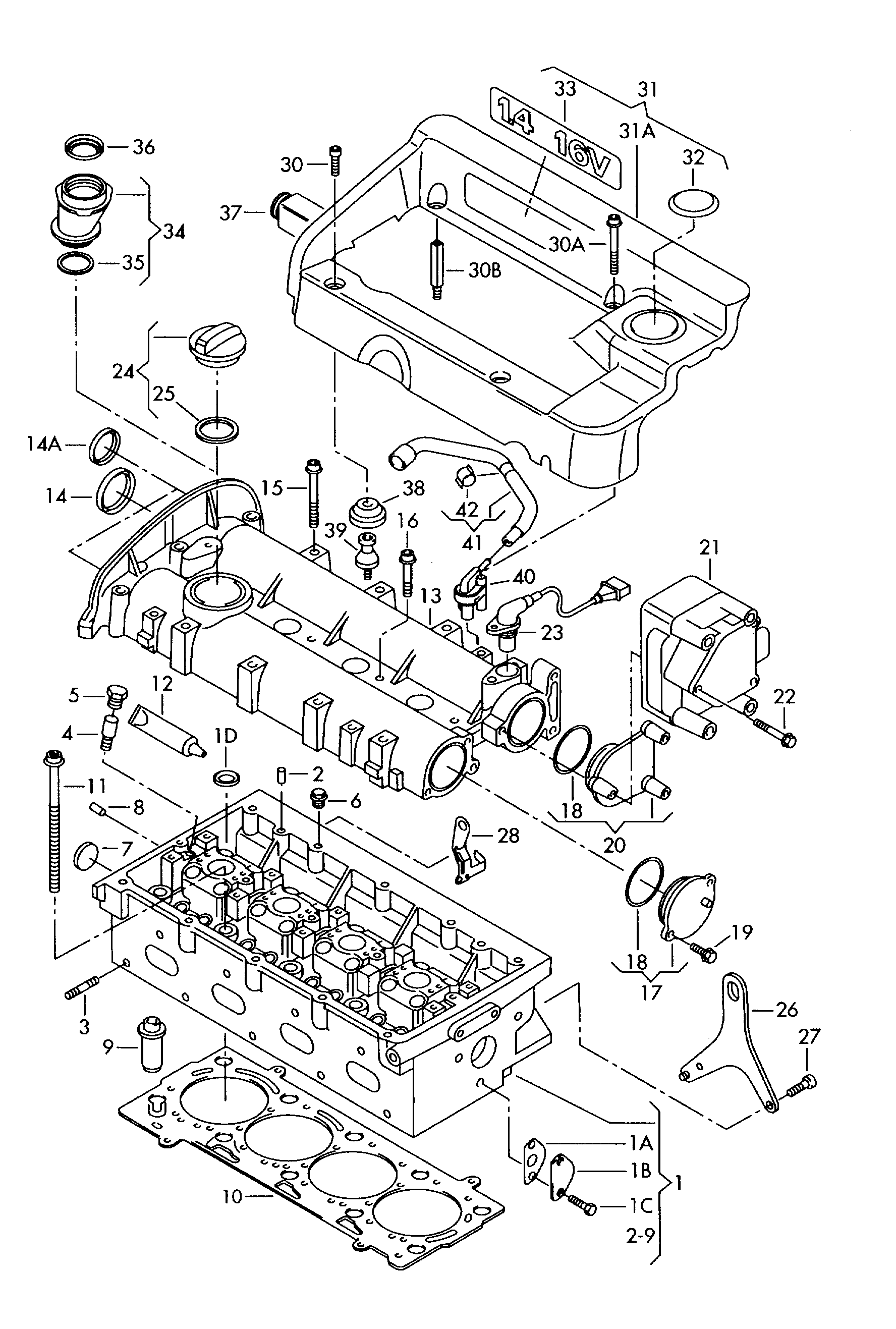 VAG 036103383AM - Junta, culata parts5.com