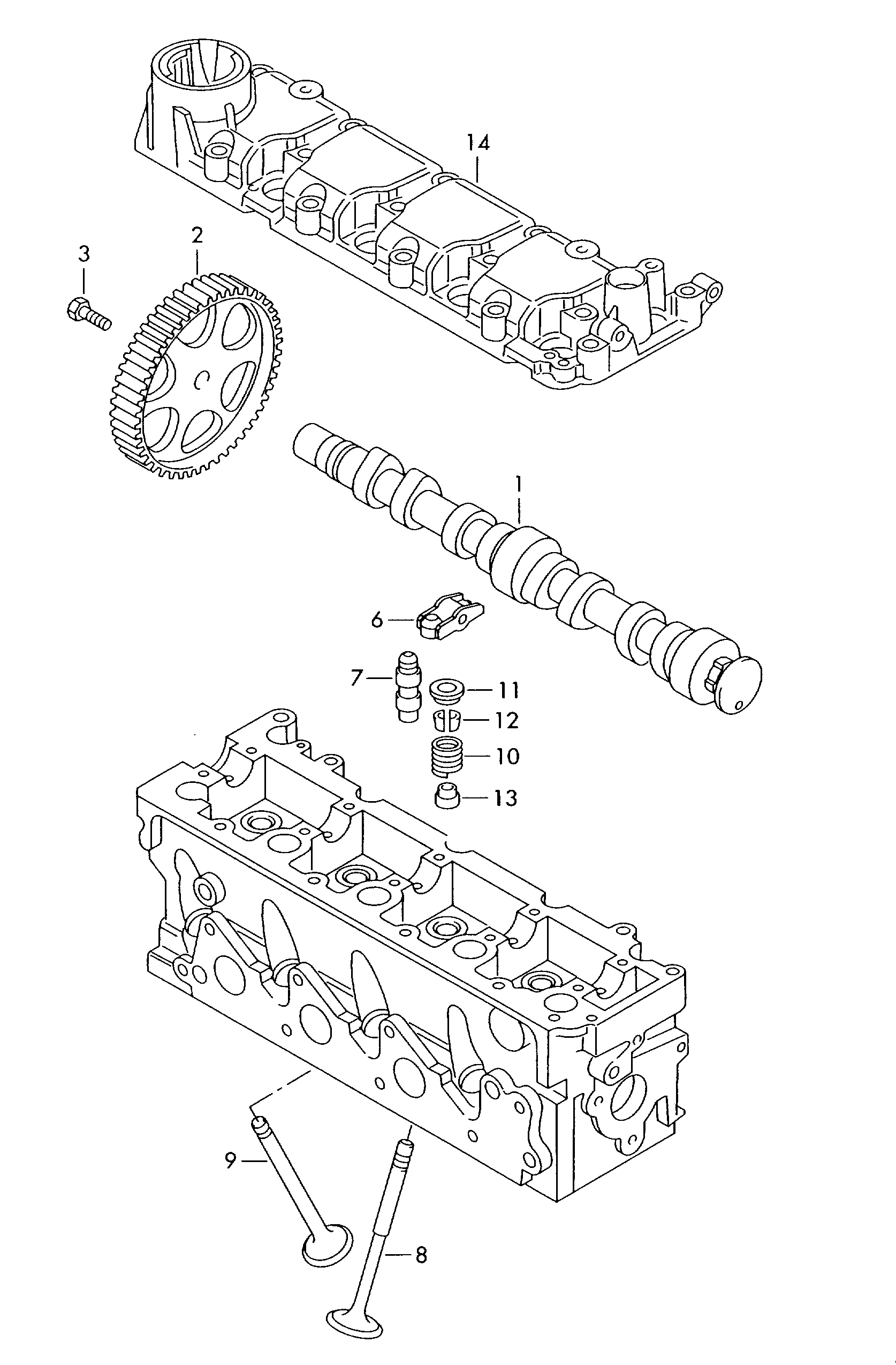 Skoda 030 109 423 - Ventilstößel parts5.com