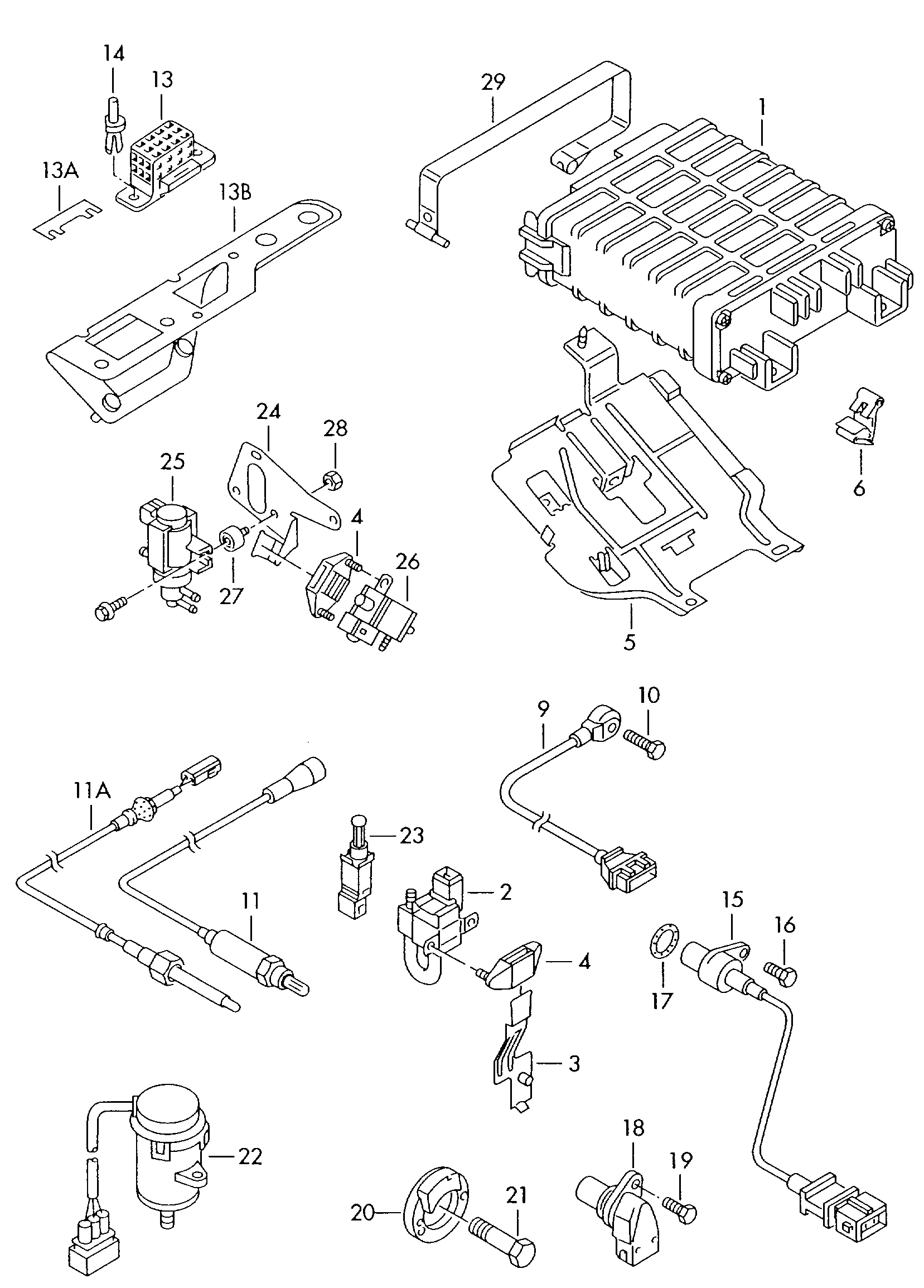 VW 1K0 998 262 F - Sonde lambda parts5.com