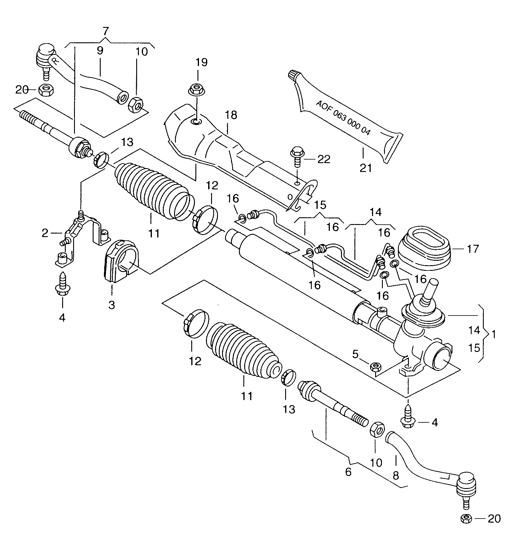 VAG 7M3498817 - Cap de bara parts5.com