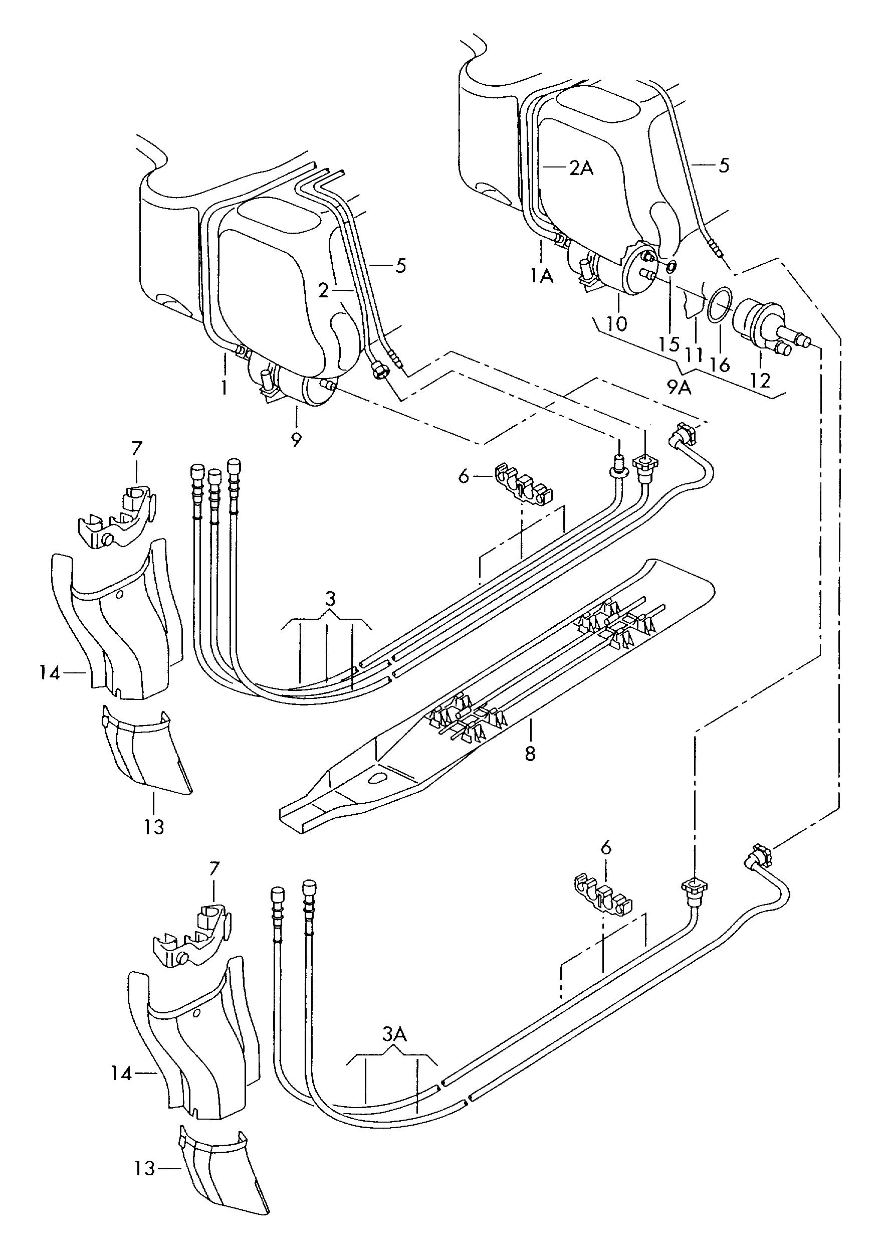 VW 6X0 201 511 B - Горивен филтър parts5.com