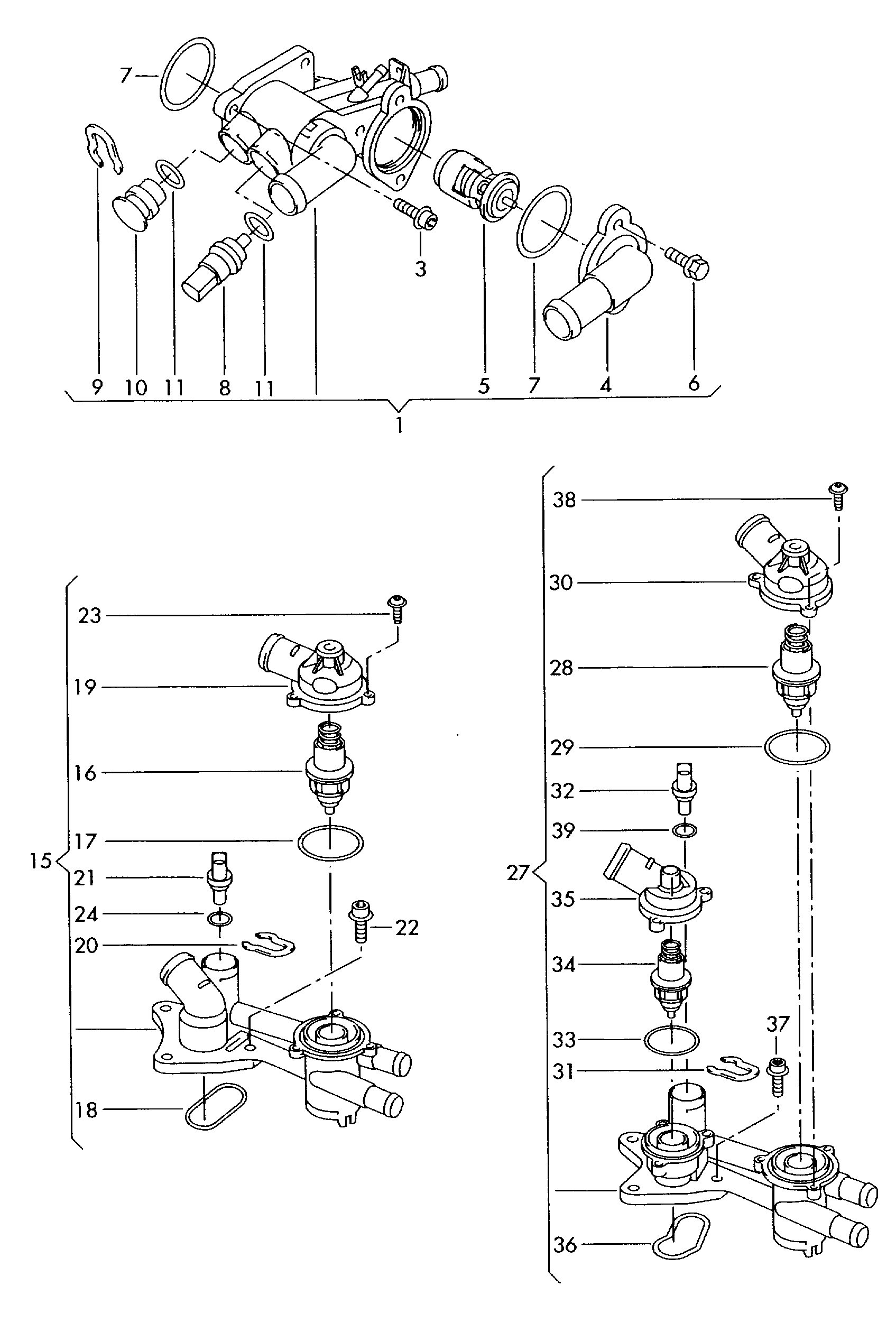 VAG 03C 121 119 C - Těsnění, termostat parts5.com