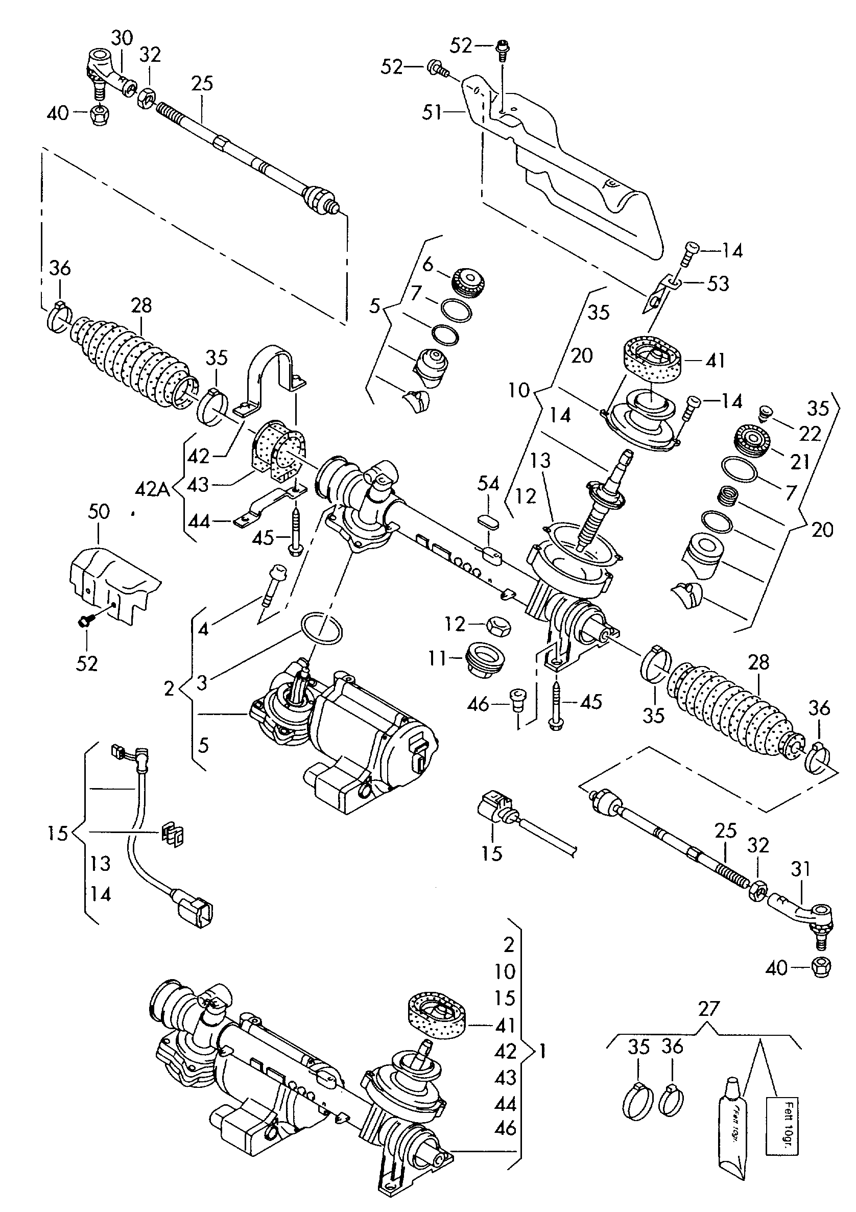 AUDI 1K0 423 812 E - Raidetangon pää parts5.com