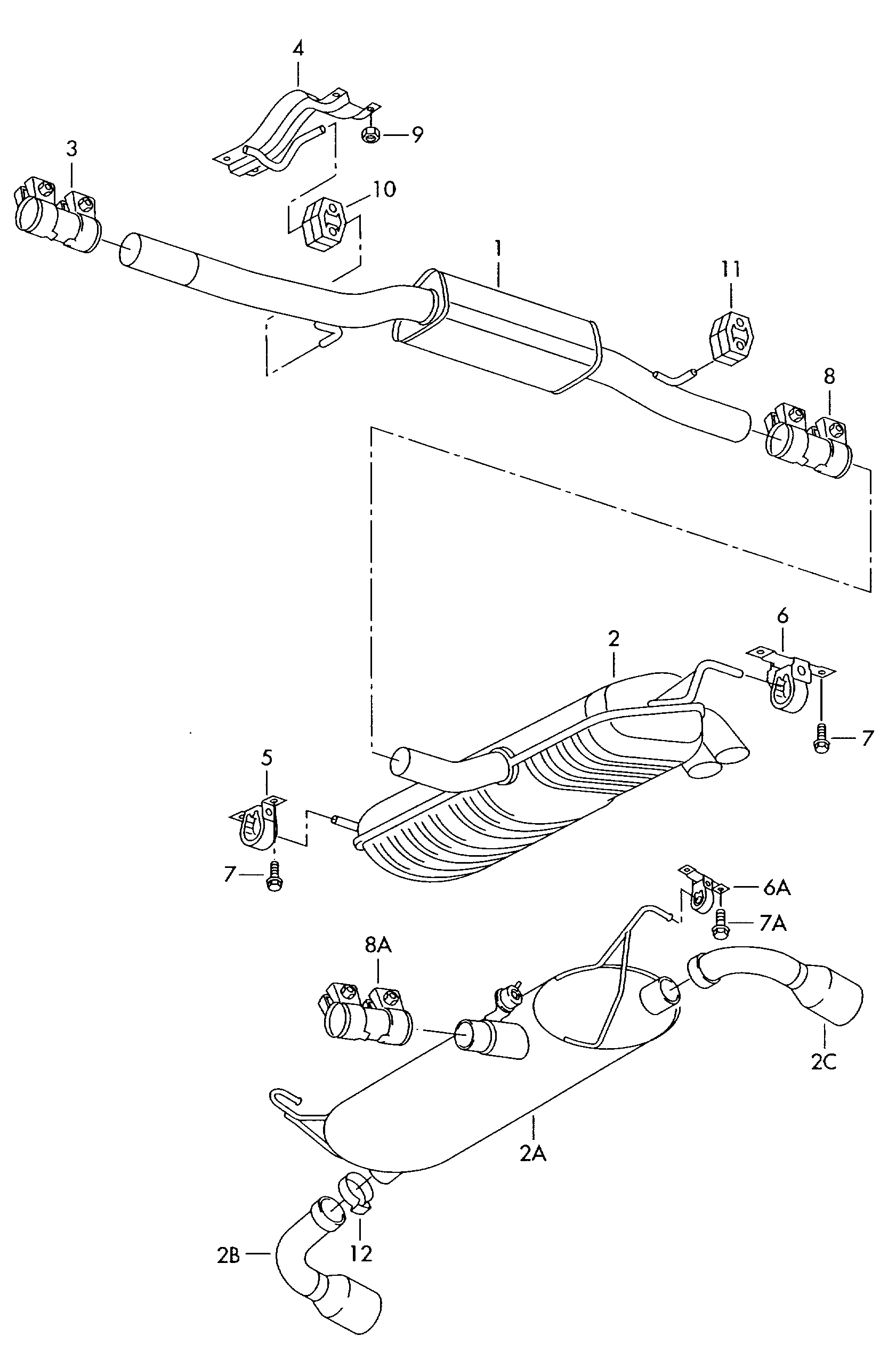 Skoda N  90471802 - Surub, sistem de esapament parts5.com