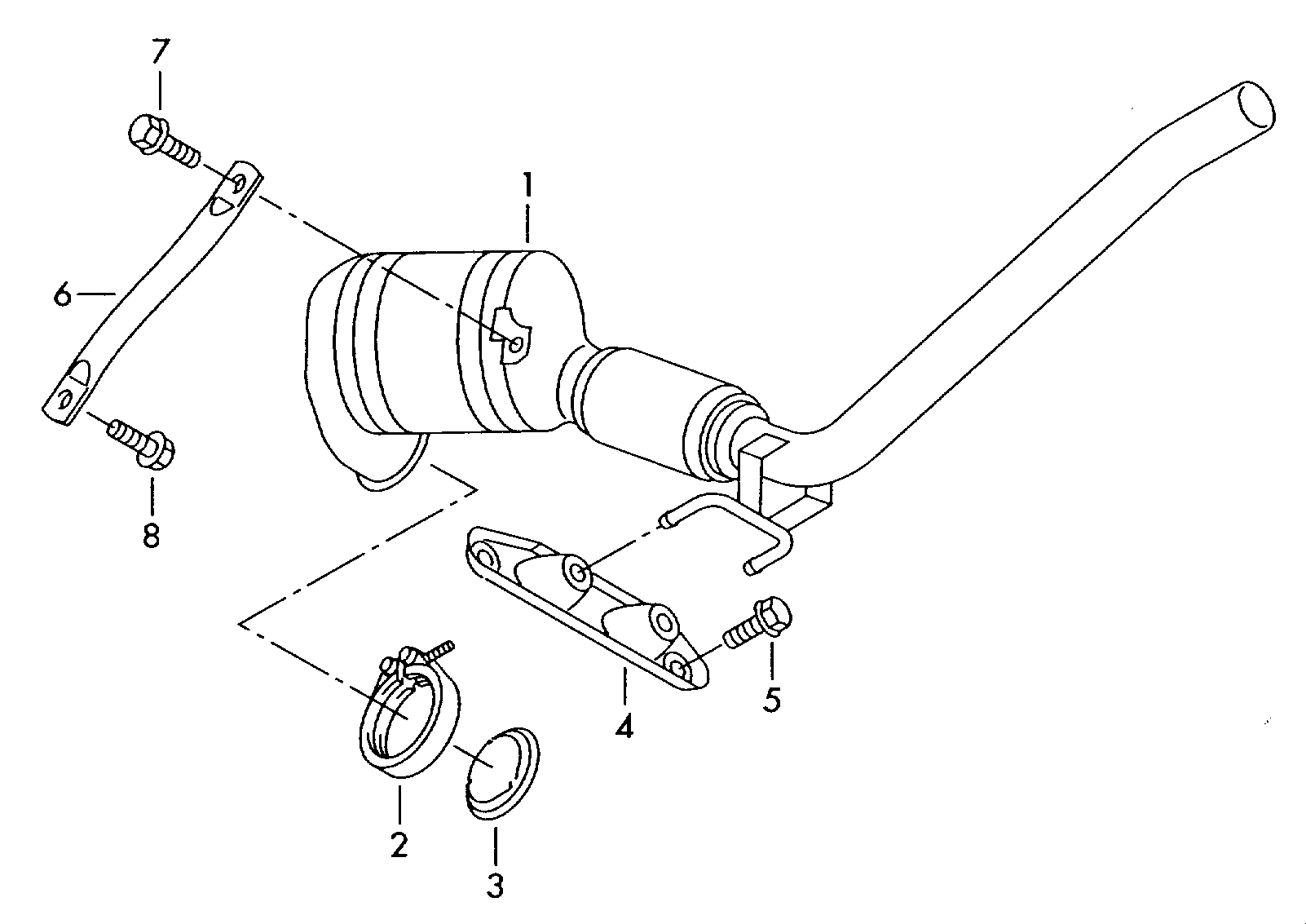 Skoda N 102 090 09 - Matica, ispušna koljenasta cijev parts5.com