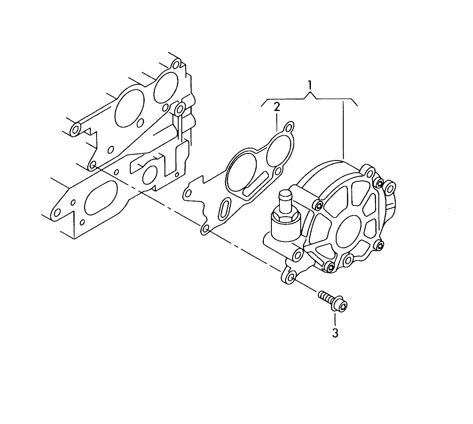 VW 03L 145 215A - Joint, pompe à vide parts5.com