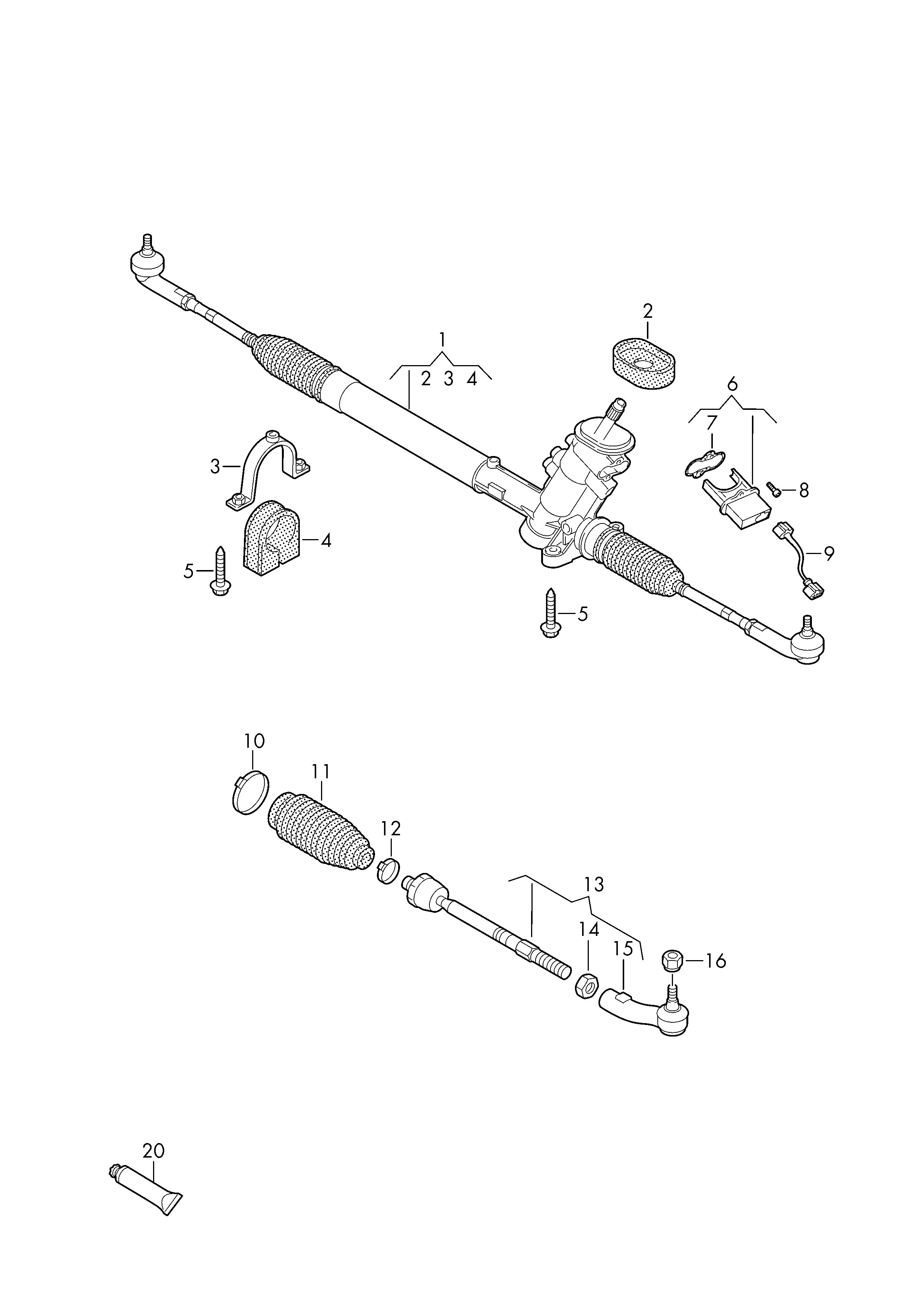 Skoda 6R0 423 811 - Tie Rod End parts5.com