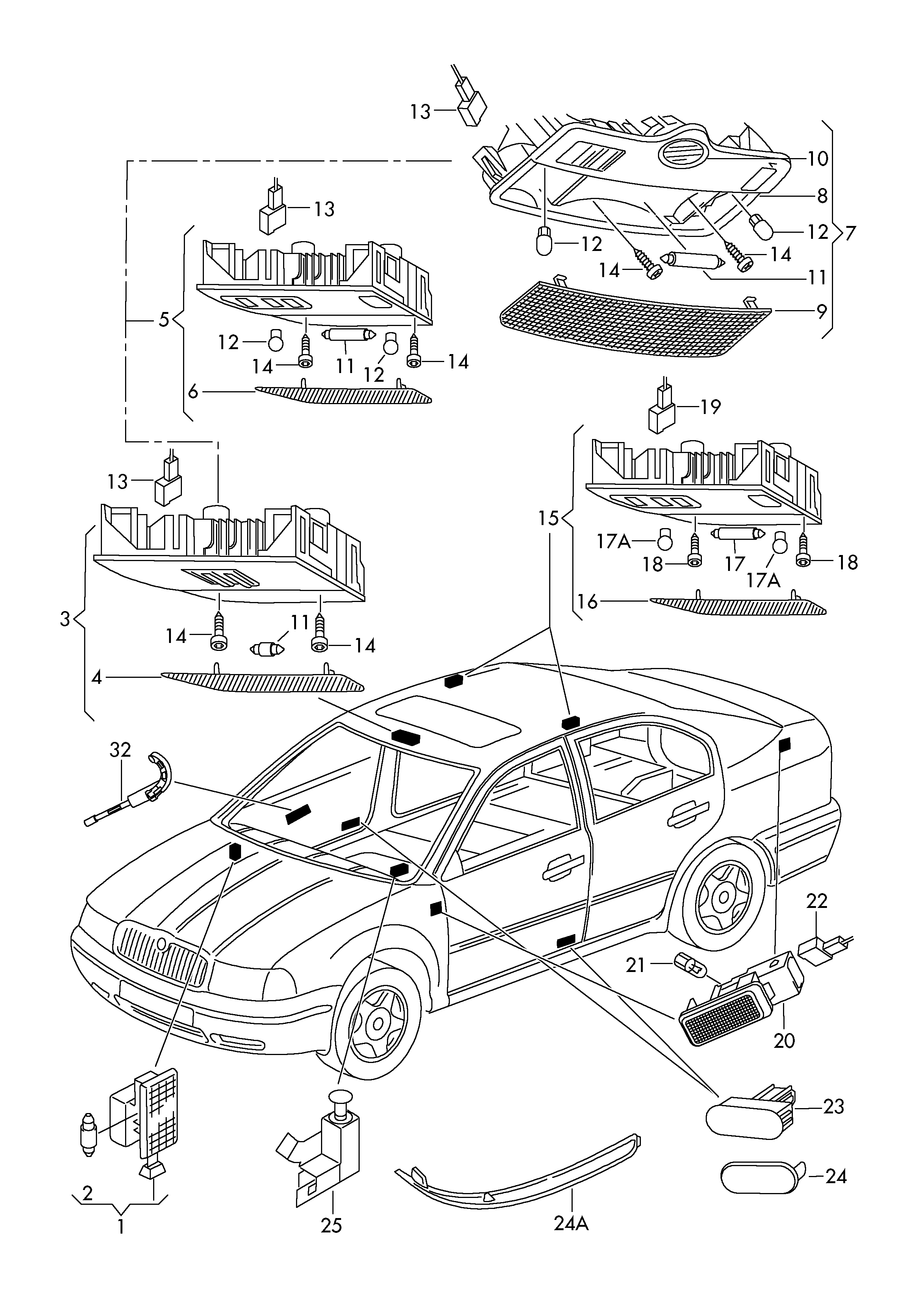 AUDI N 017 753 5 - Žárovka, směrové koncové světlo parts5.com