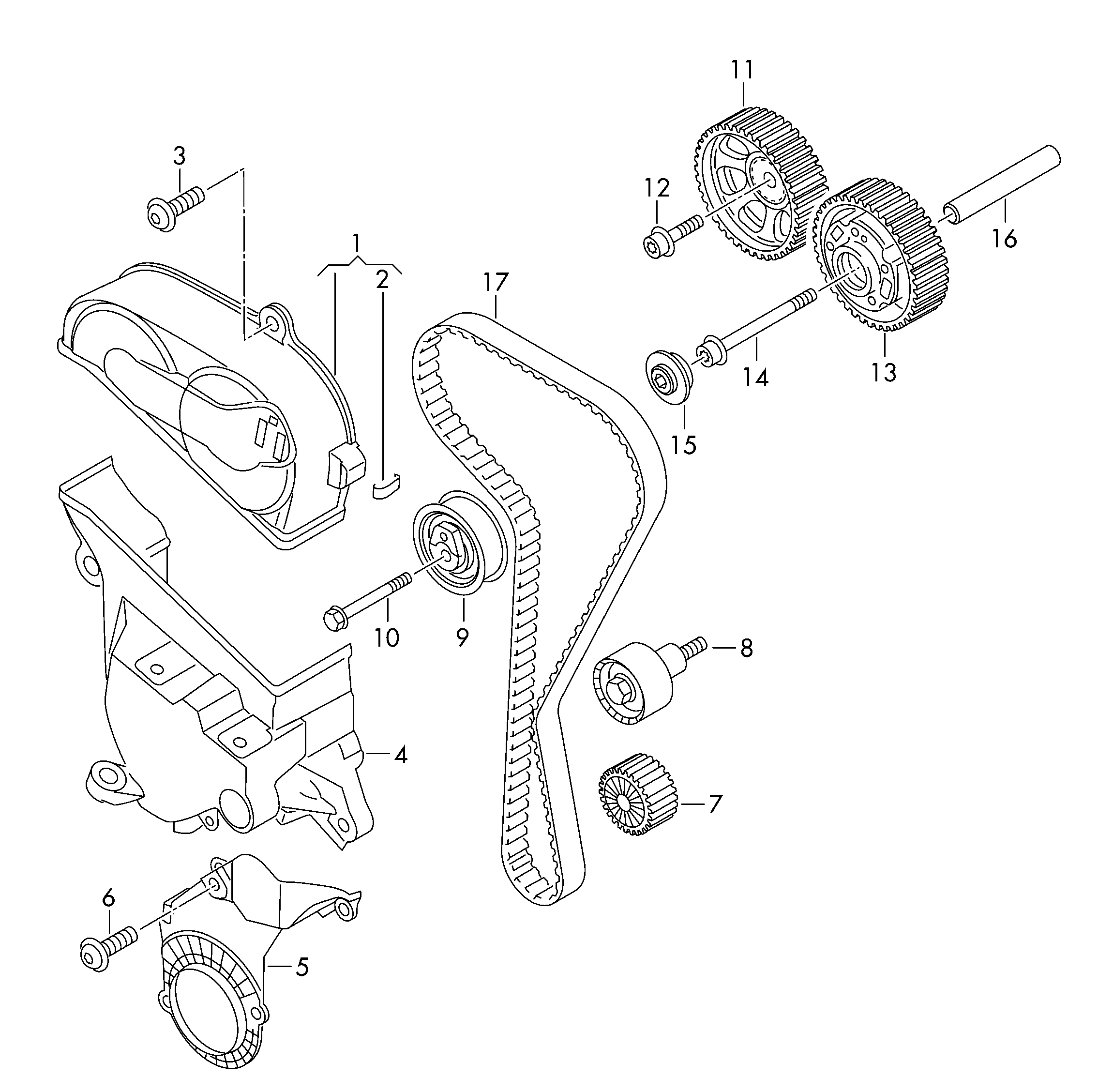 VW (SVW) 04E109119F - Zahnriemen parts5.com