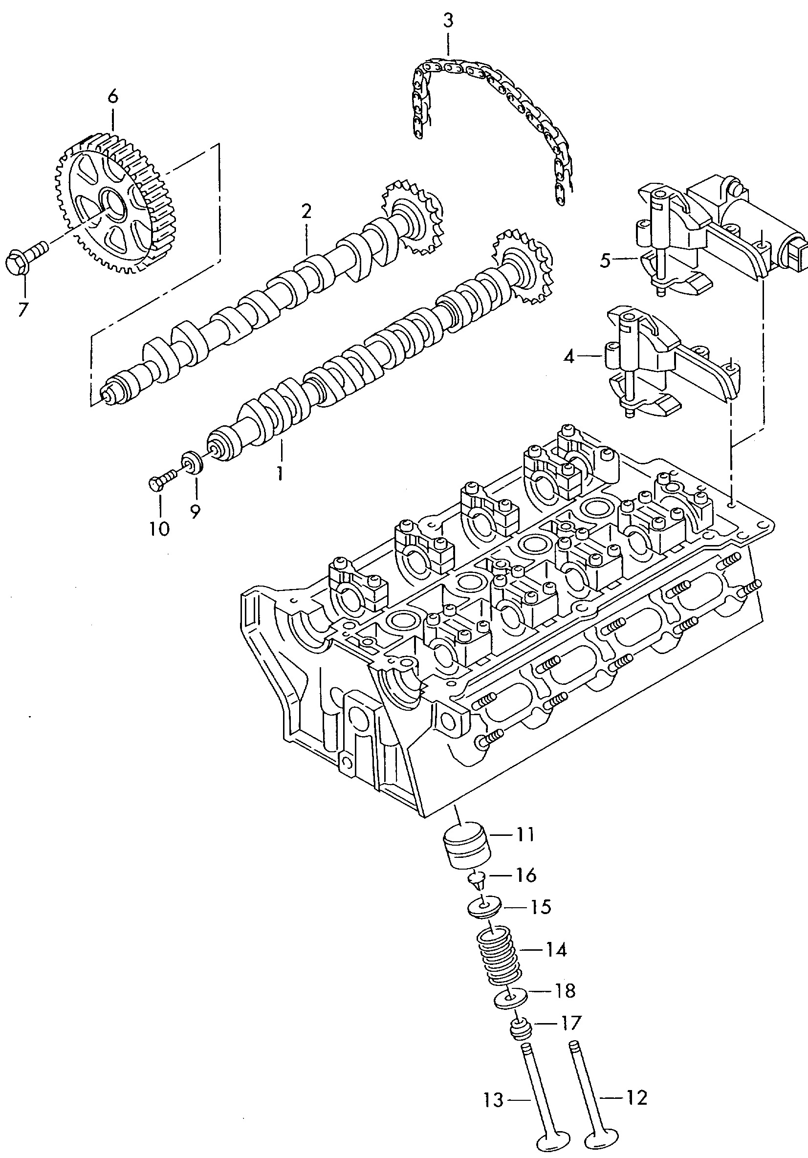 AUDI 058 109 088 K - Przestawiacz wałka rozrządu parts5.com