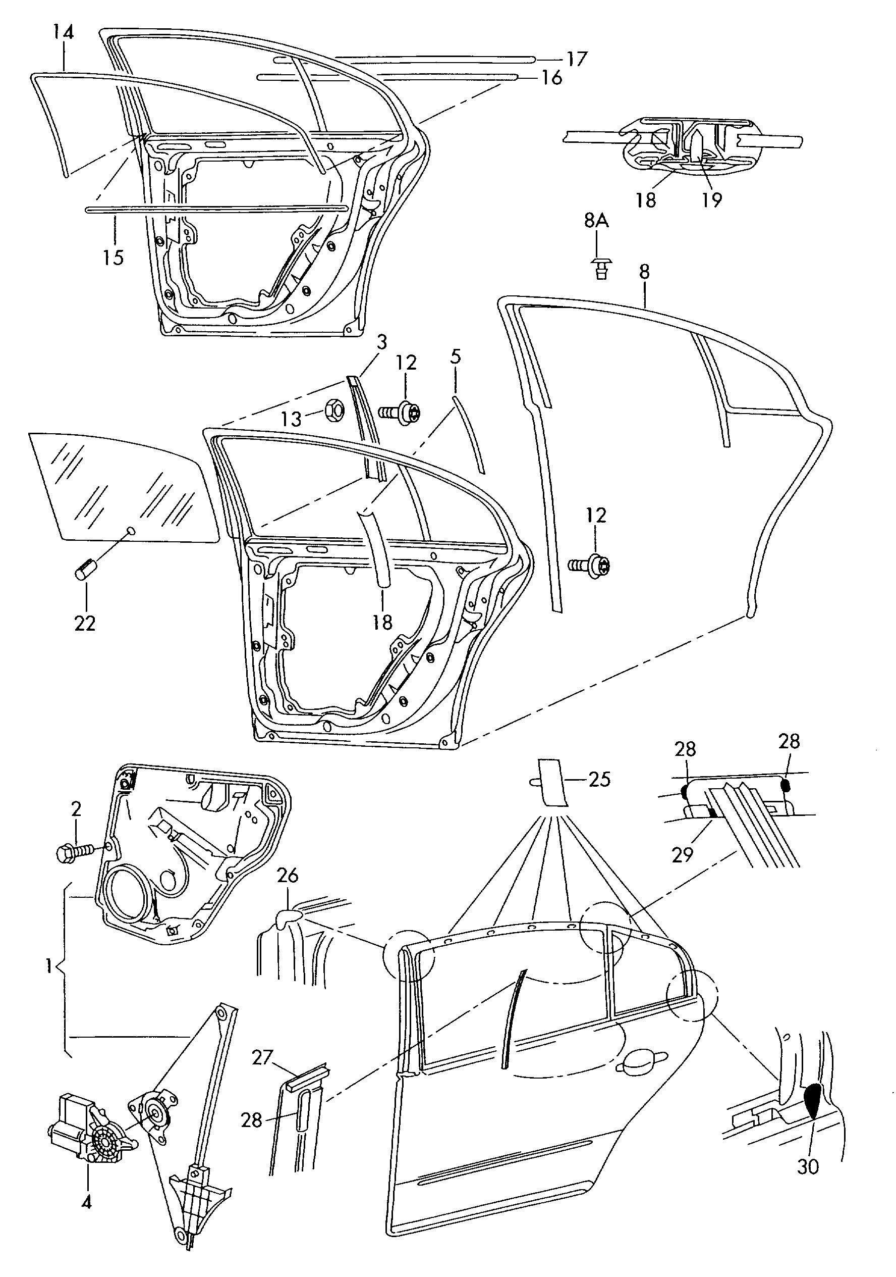 Skoda 3U5 839 461 - Elevalunas parts5.com