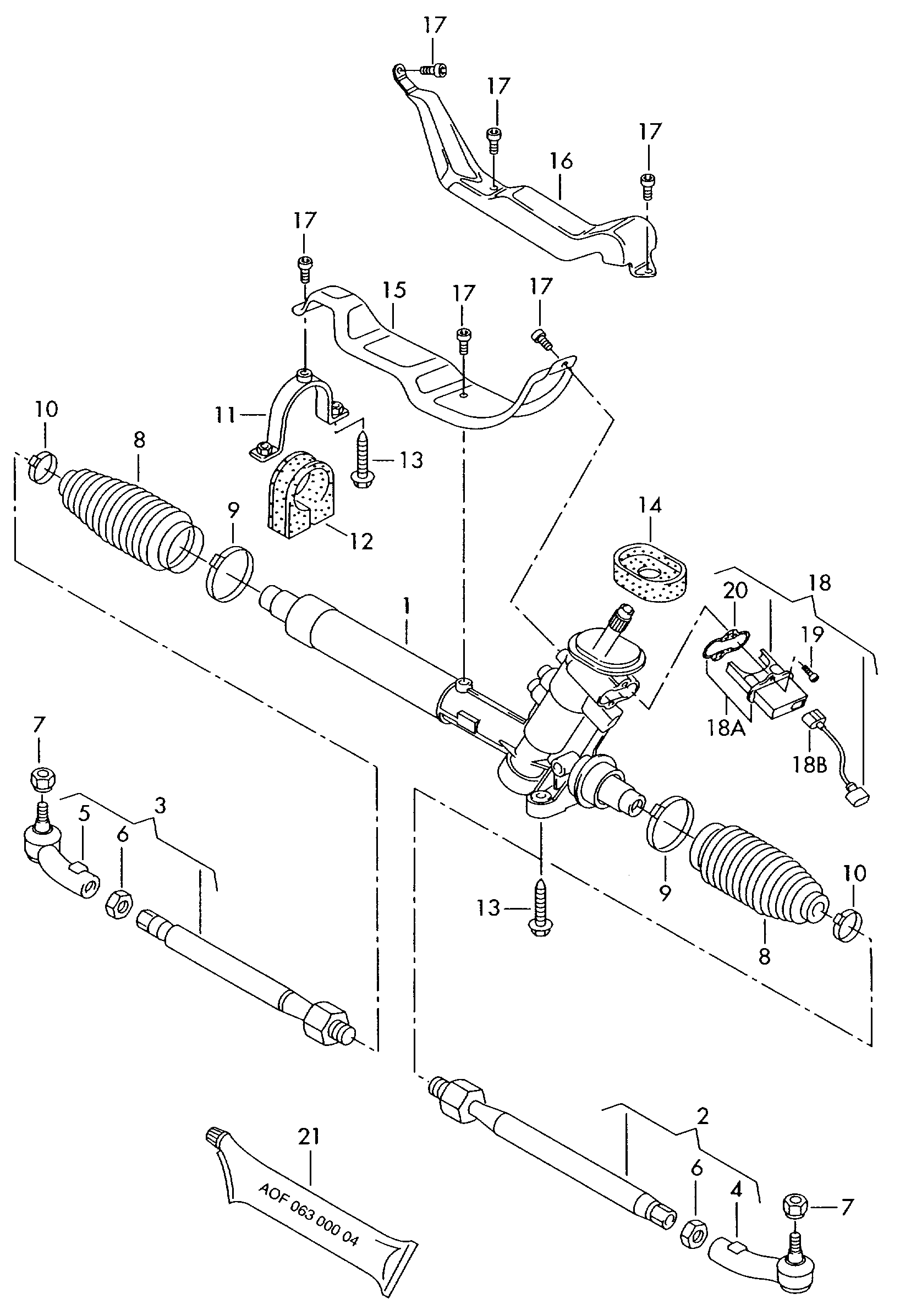 VW 6Q0 423 831 D - Joint-soufflet, direction parts5.com