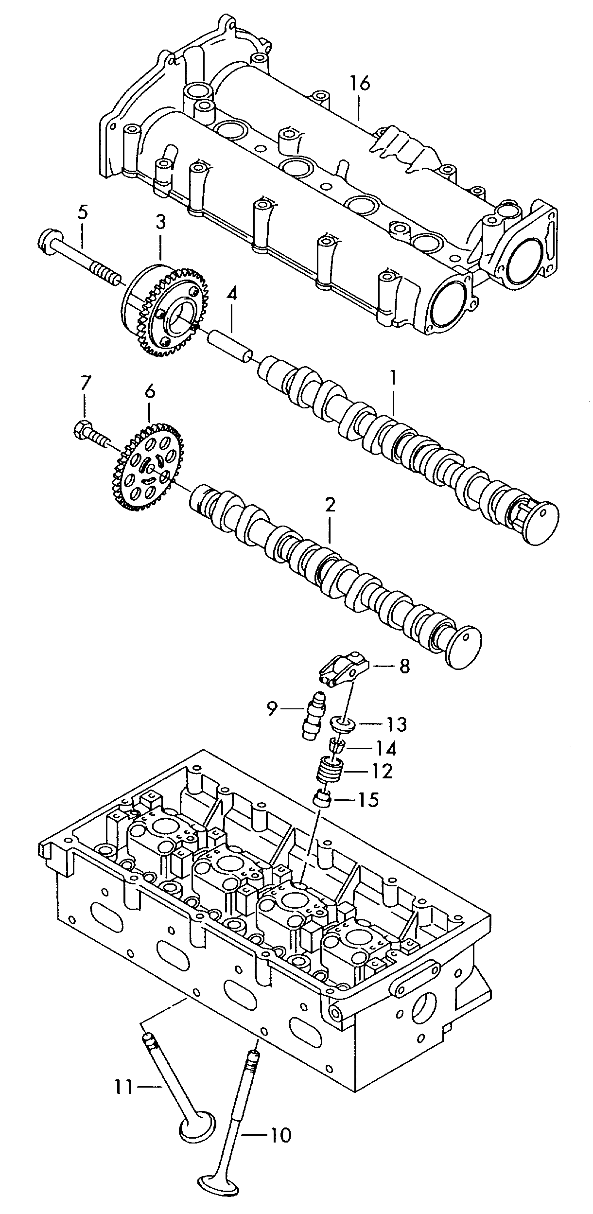 VW N 911 970 01 - Šroub, ozubené kolo, vačková hřídel parts5.com