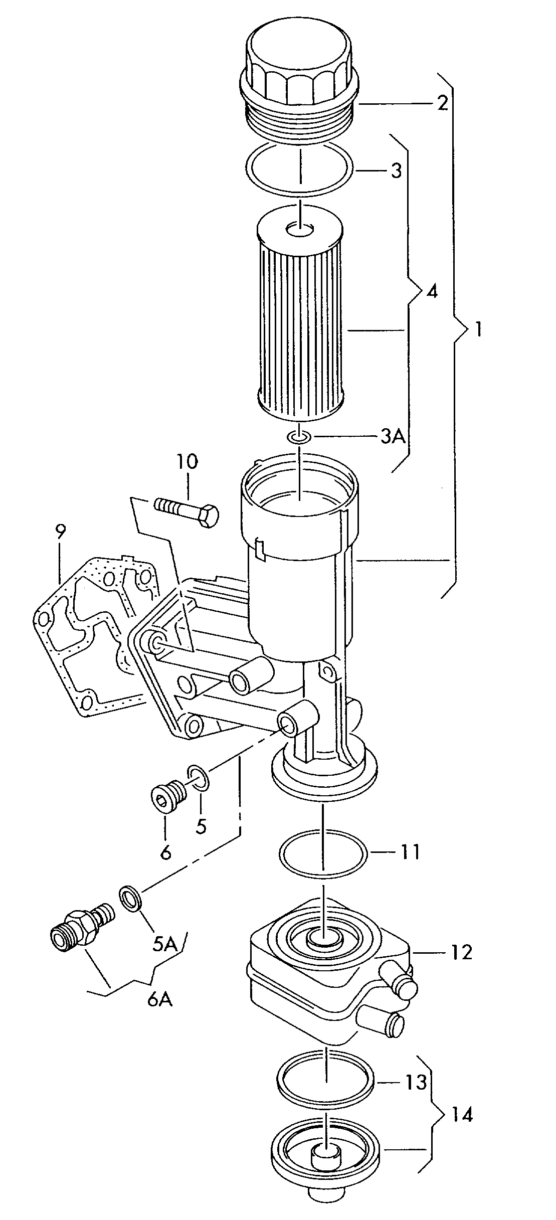 CUPRA 074115562 - Yağ filtresi parts5.com